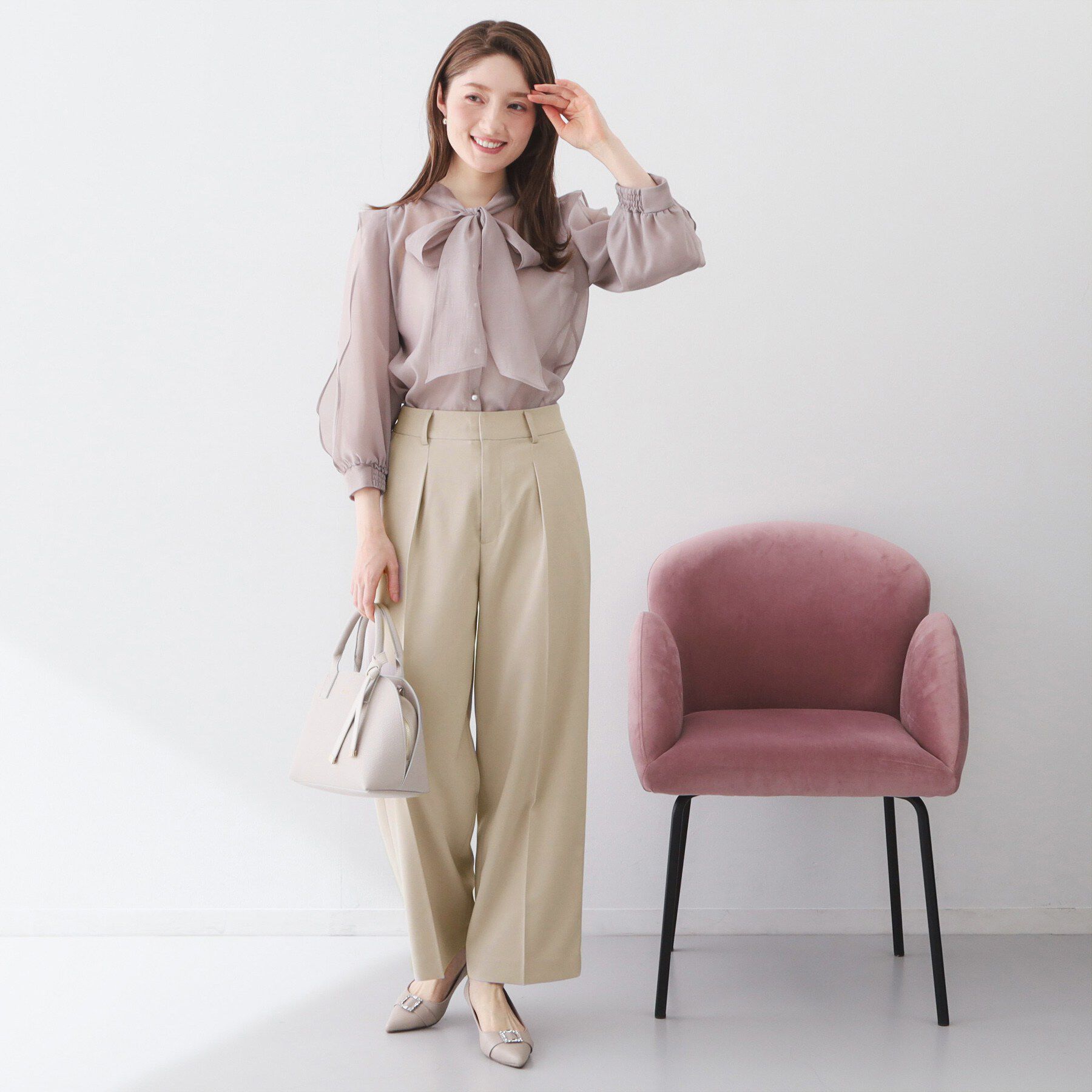 index「ストレッチワイドストレートパンツ/セットアップ対応【洗濯機OK/吸水速乾】」|その他|