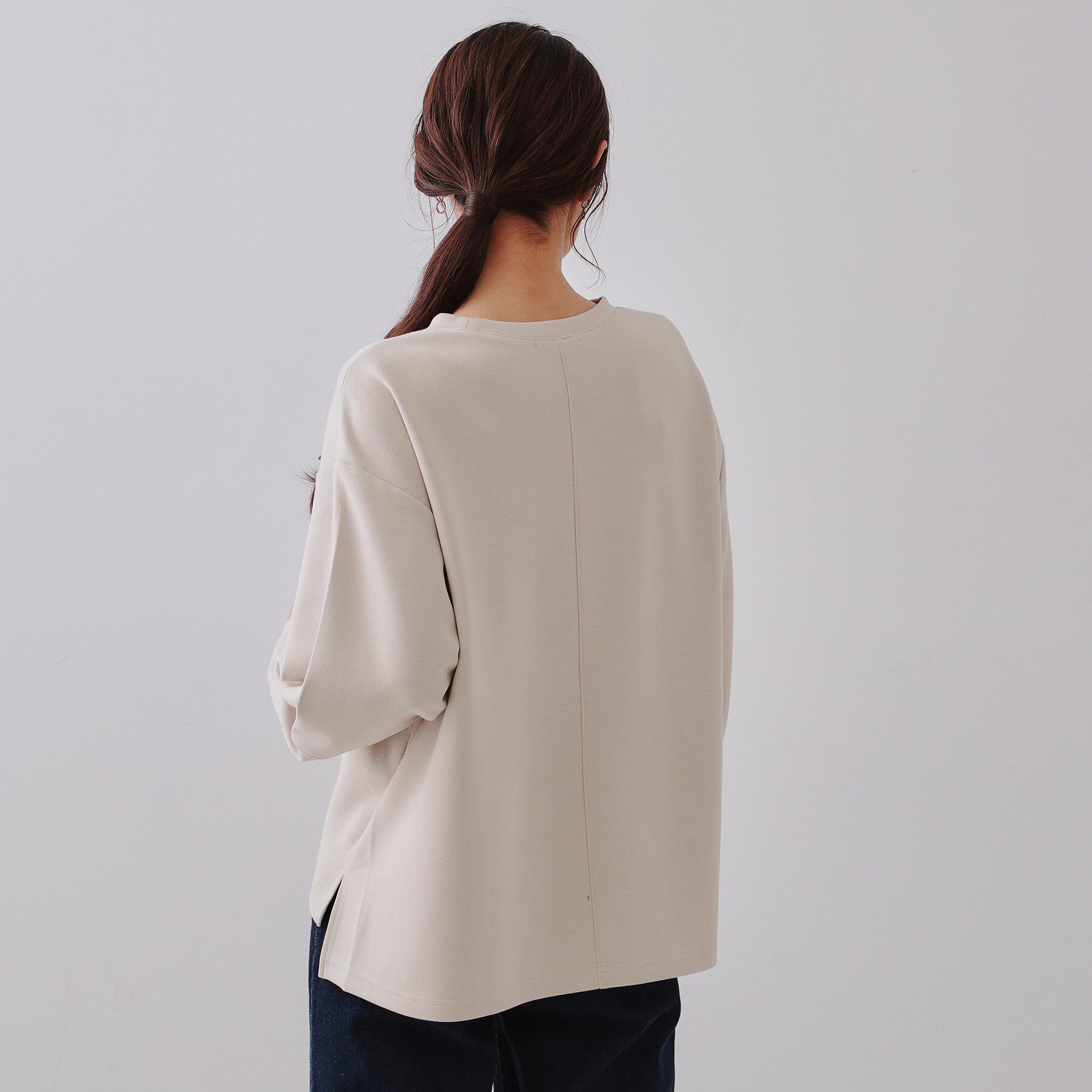 OPAQUE.CLIP「ボリュームスリーブトップス【洗濯機洗い可】」|Tシャツ・カットソー|