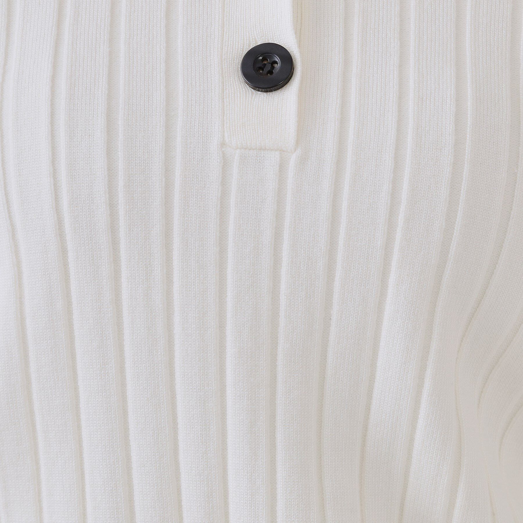 OPAQUE.CLIP「ワイドリブポロニット【洗濯機洗い可】」|ニット・セーター|