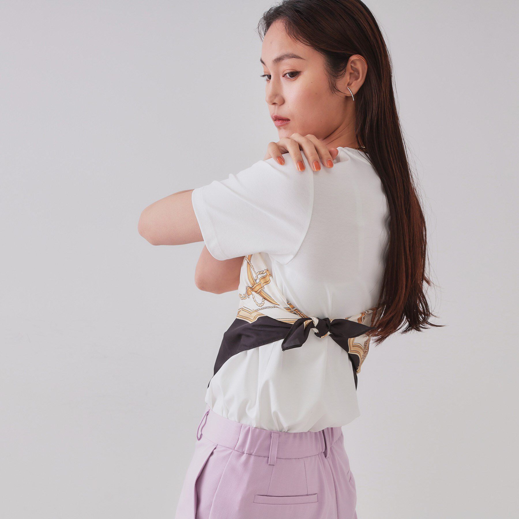 OPAQUE.CLIP「《5色展開/SS-LLサイズ》ベーシックTシャツ【UV/接触冷感/洗濯機洗い可】」|Tシャツ・カットソー|