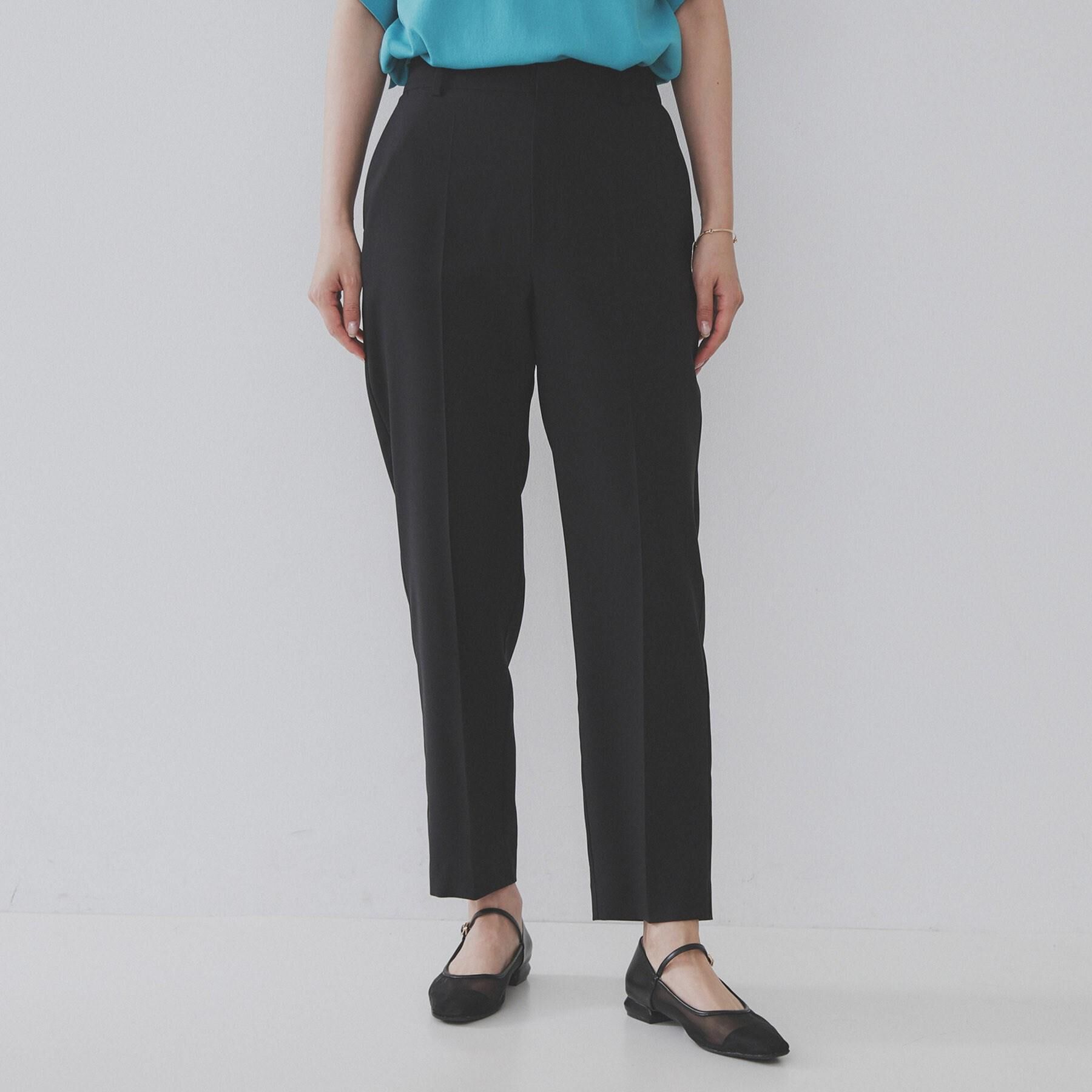 OPAQUE.CLIP「ストレッチリネンライク美脚テーパードパンツ【洗濯機洗い可/吸水速乾】」|その他|