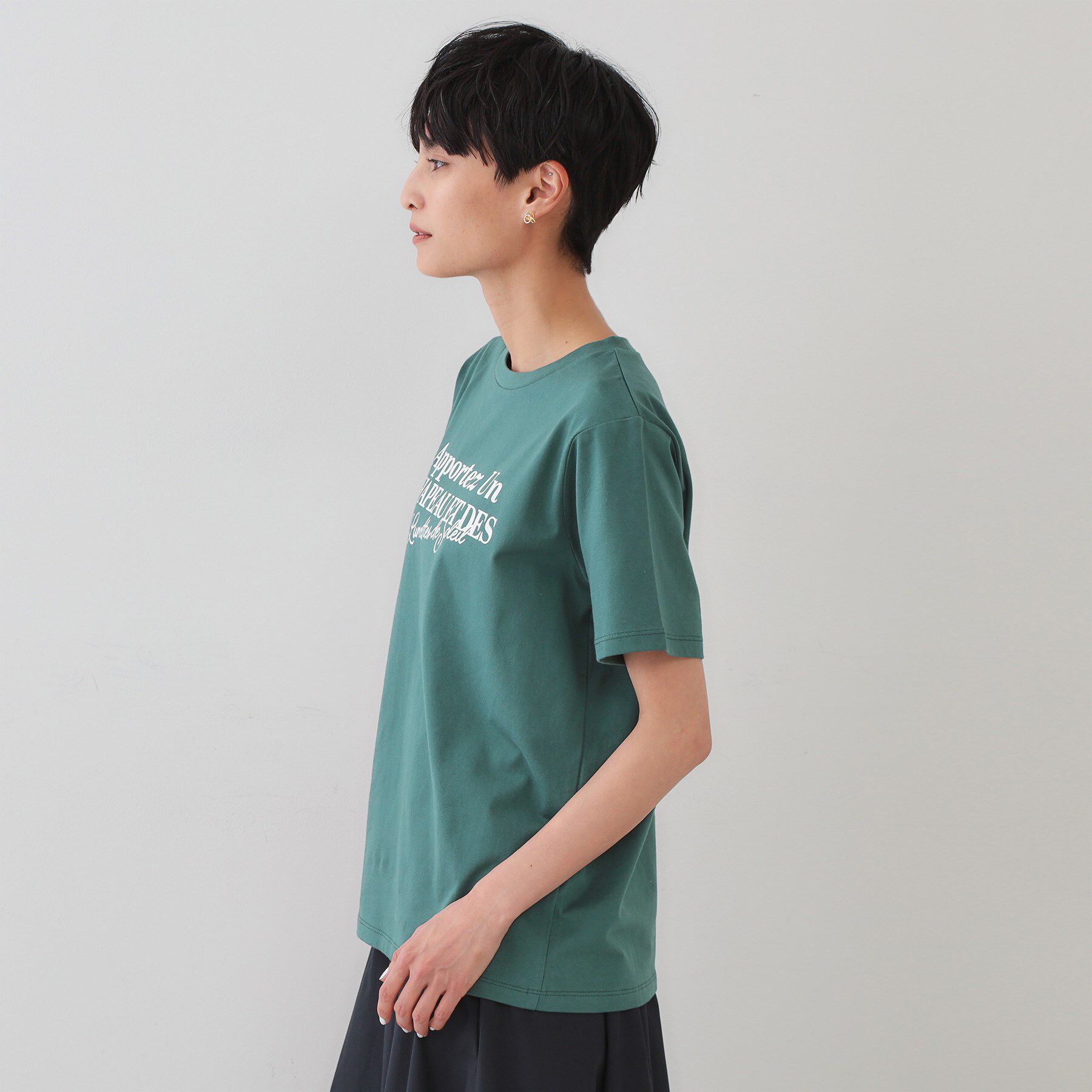 OPAQUE.CLIP「サーフロゴTシャツ【洗濯機洗い可】」|Tシャツ・カットソー|