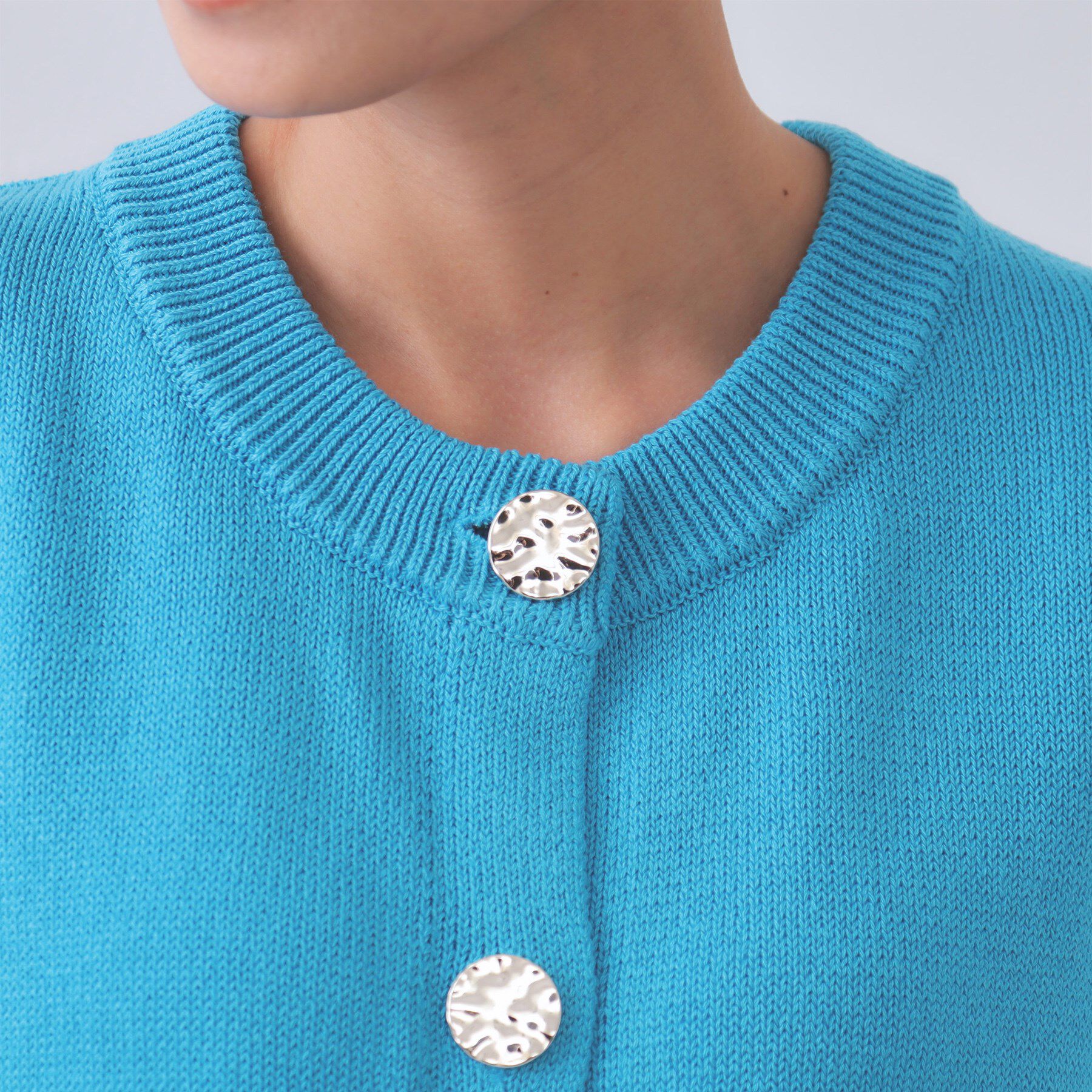 OPAQUE.CLIP「変形ブロンズボタンニットベスト【洗濯機洗い可】」|ベスト・ジレ|