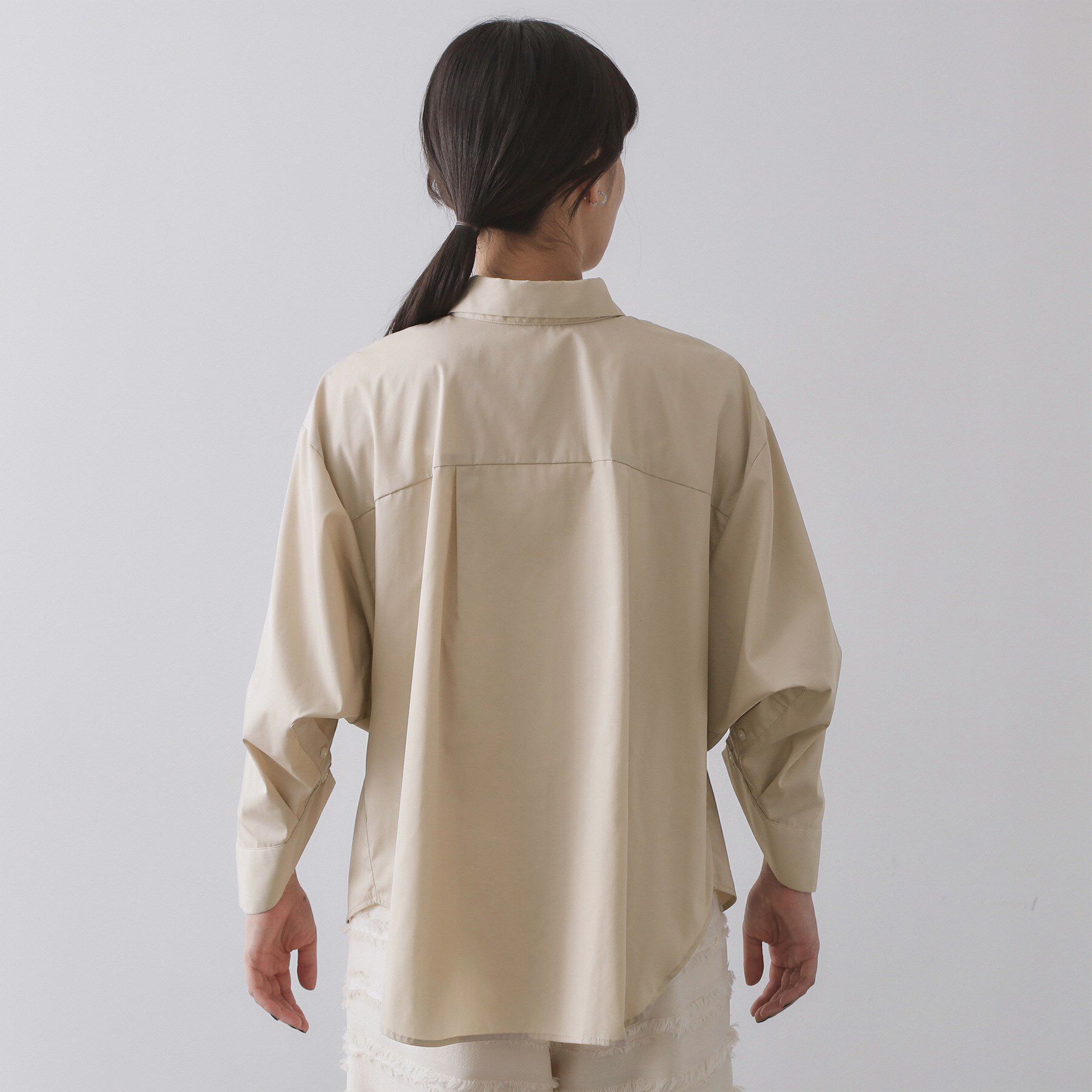 OPAQUE.CLIP「フォルムデザインシャツ【洗濯機OK】」|シャツ・ブラウス|