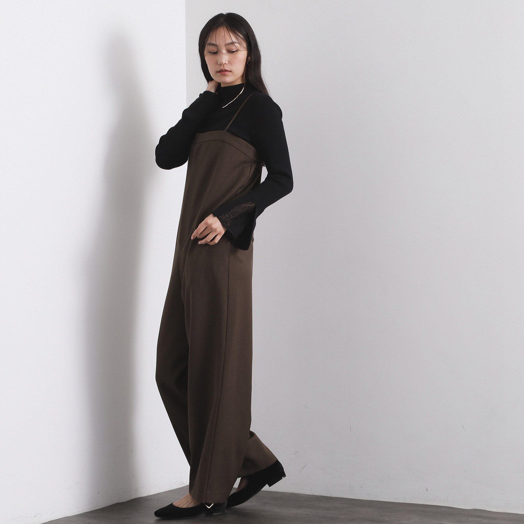 OPAQUE.CLIP「ベアサロペット【洗濯機OK】」|オールインワン|