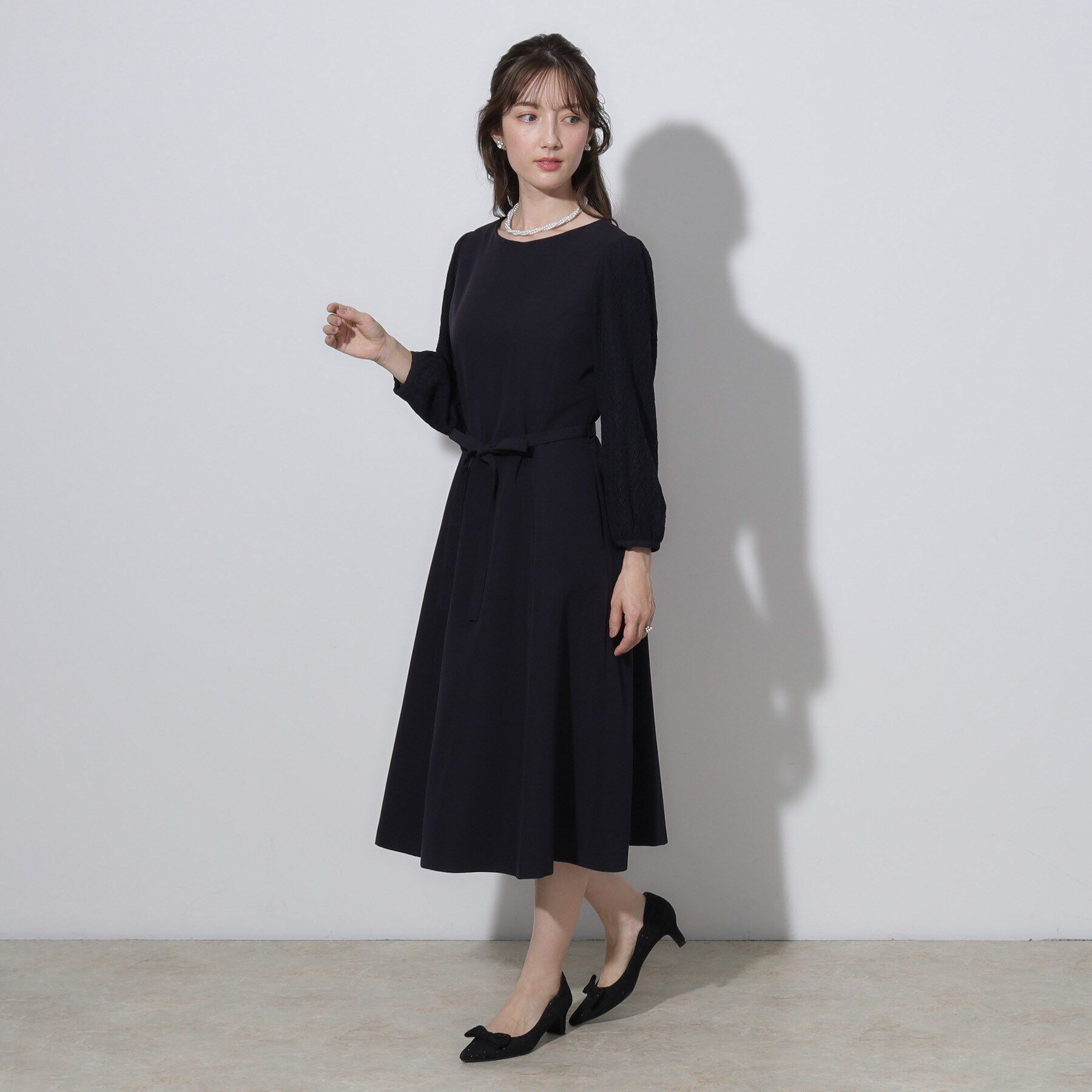 Couture broach「サイドカットリボンパンプス」|パンプス|