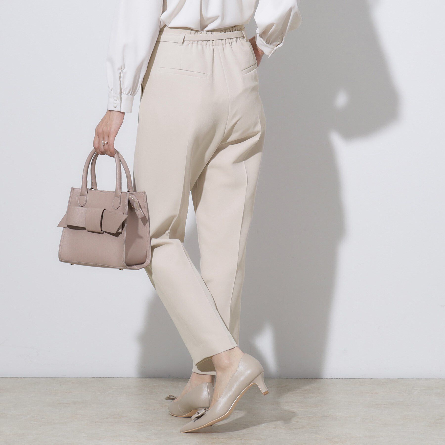 Couture broach「【セレモニーシーン/お仕事にも】ダブルクロステーパードパンツ」|その他|