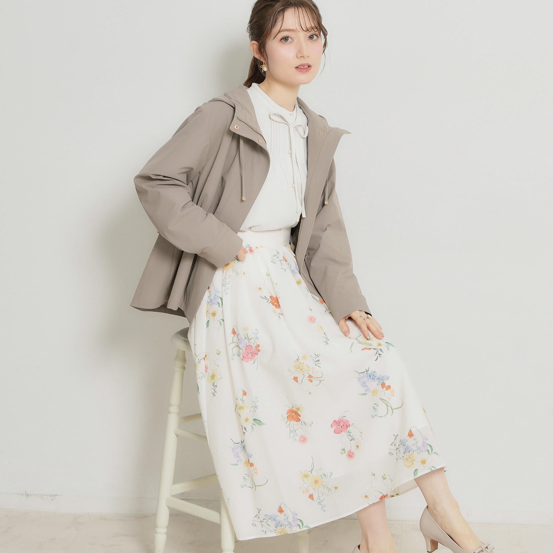 Couture broach「【撥水・洗える】愛されマンパ」|ブルゾン・スタジャン|