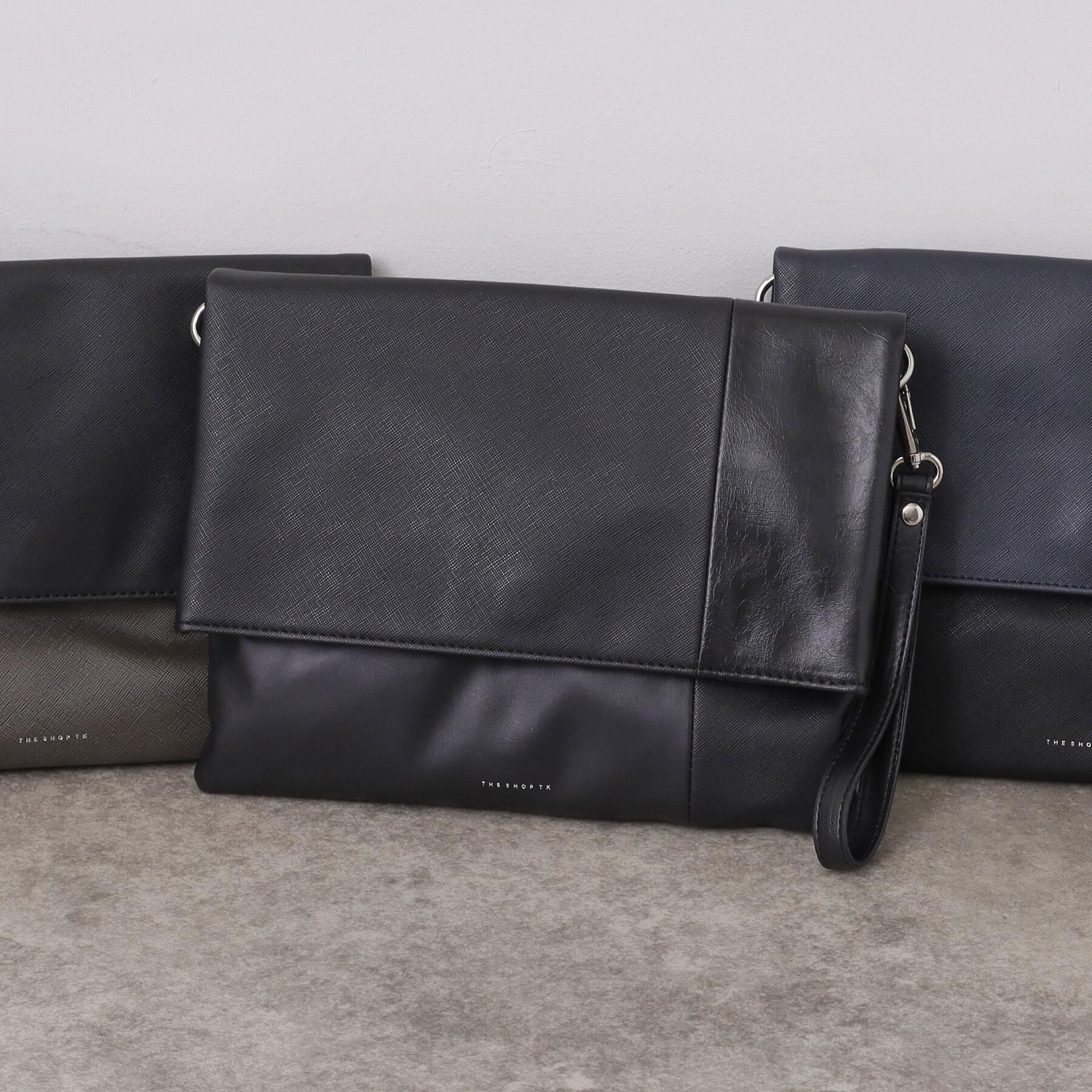 THE SHOP TK「2WAYクラッチバッグ【冠婚葬祭/ビジネス/セレモニー/パーティー】」|ショルダー・メッセンジャー|ブラック(619)