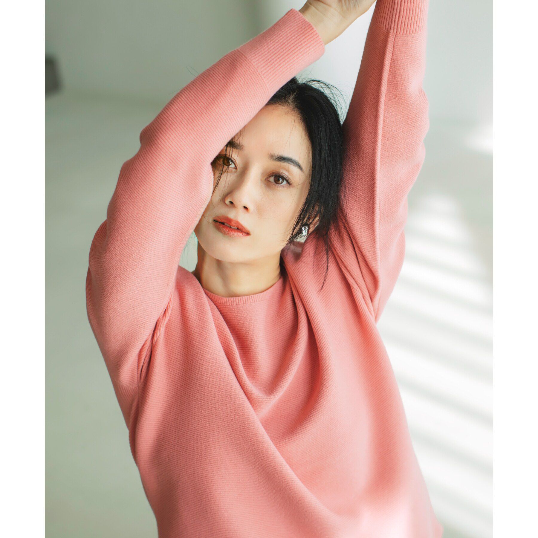 THE SHOP TK「【毛玉になりにくい/蓄熱性】春色_美人ガーターニット/洗える/体形カバー」|ニット・セーター|