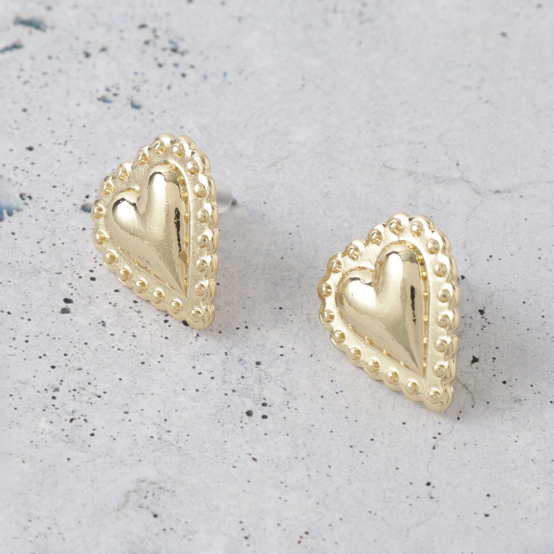 THE SHOP TK「アンティーク風ハートピアス＆イヤリング」|ピアス|