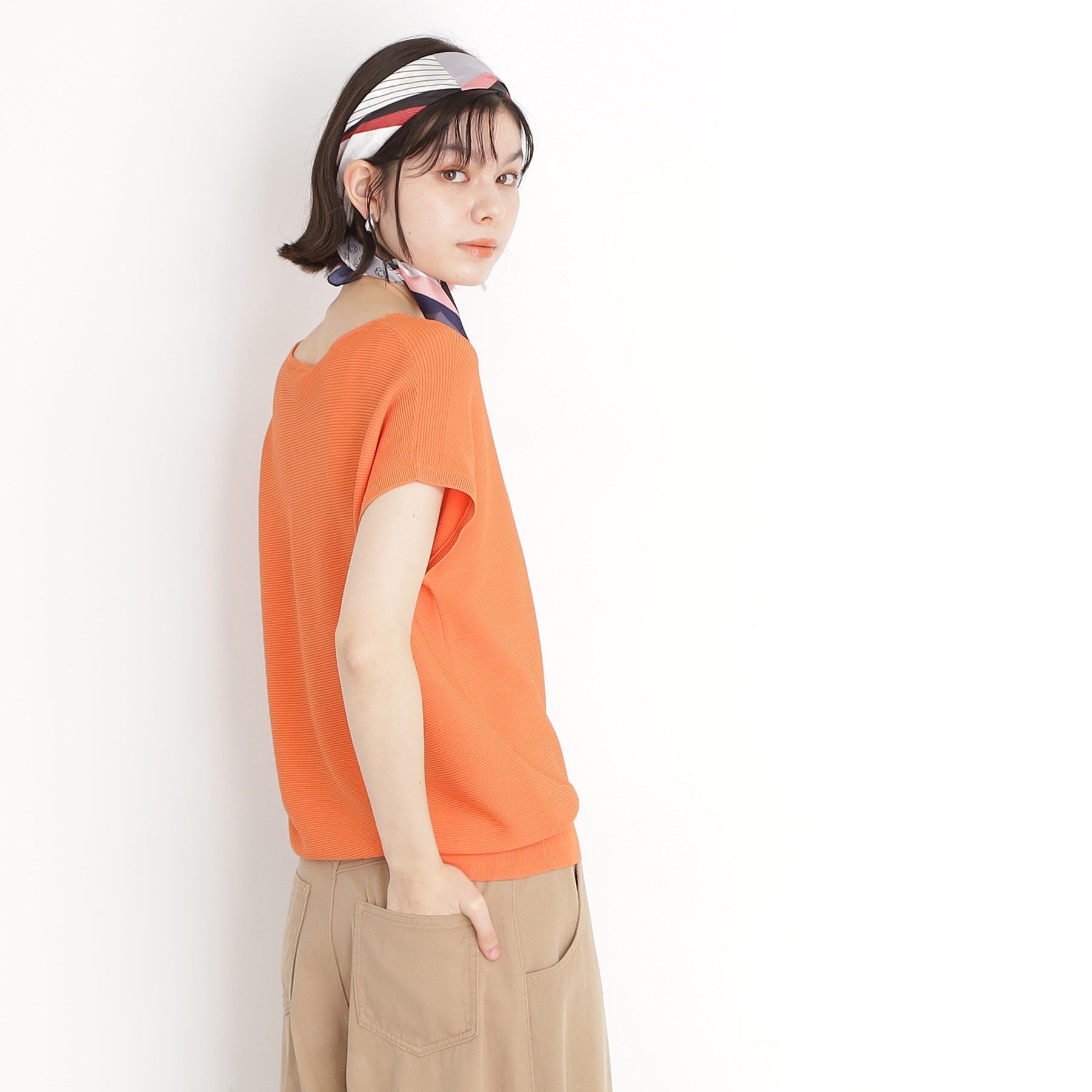 THE SHOP TK「美人フレンチニット【8色展開/WEB限定カラー/洗濯機OK/毛玉になりにくい】」|ニット・セーター|