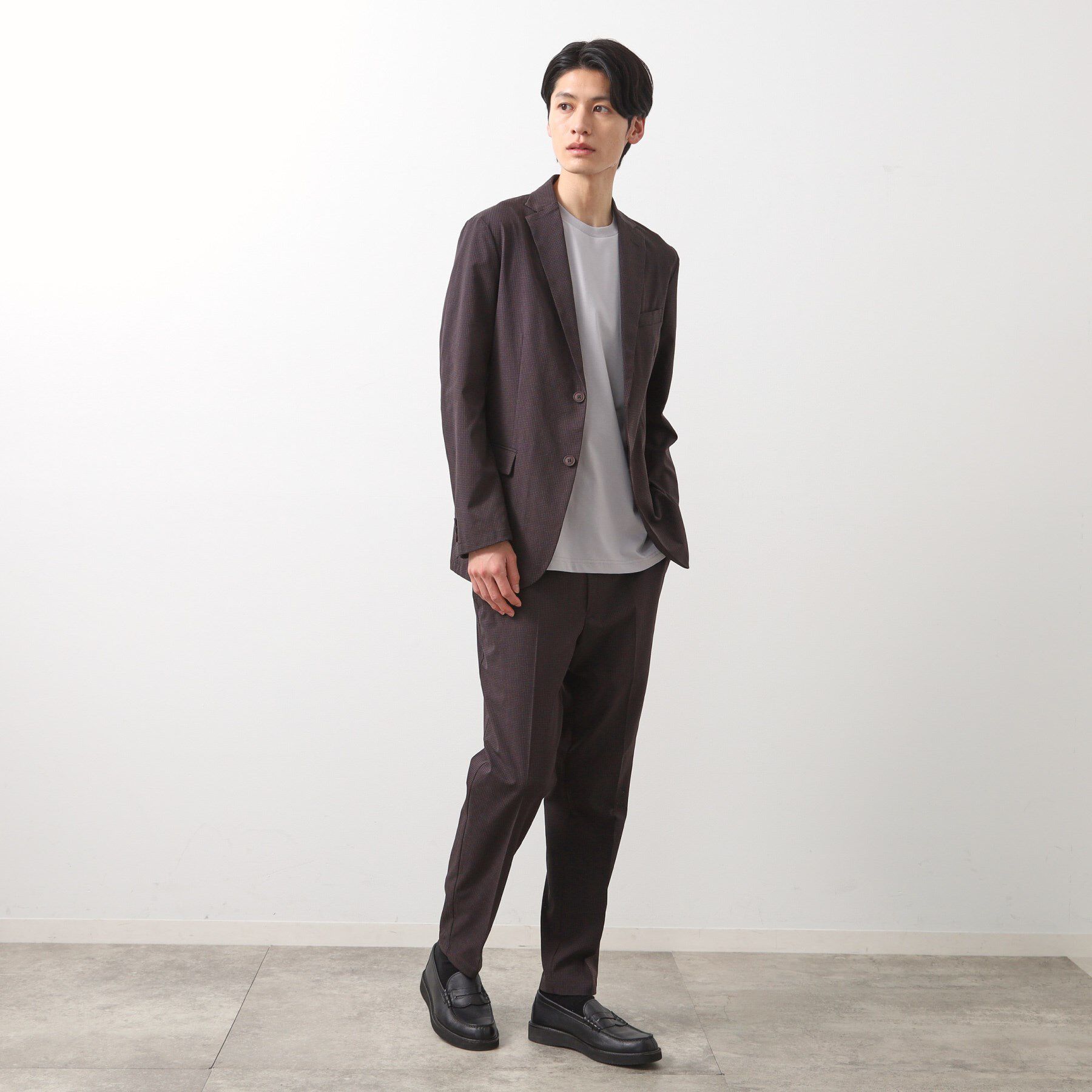 THE SHOP TK「ライトドッツジャケット【セットアップ可/洗濯機OK】」|テーラードジャケット|