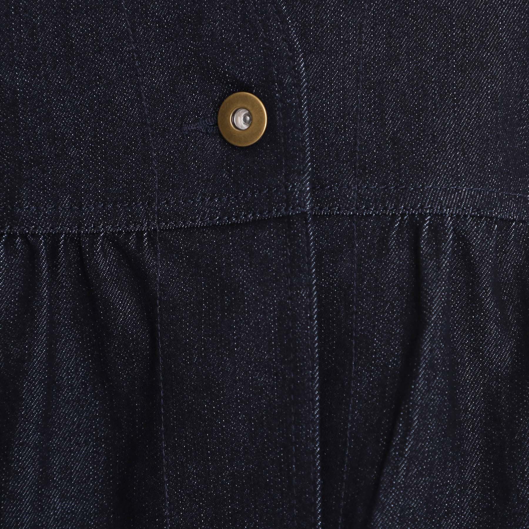 THE SHOP TK「デニムペプラムベスト【洗える/親子リンク】」|ベスト・ジレ|