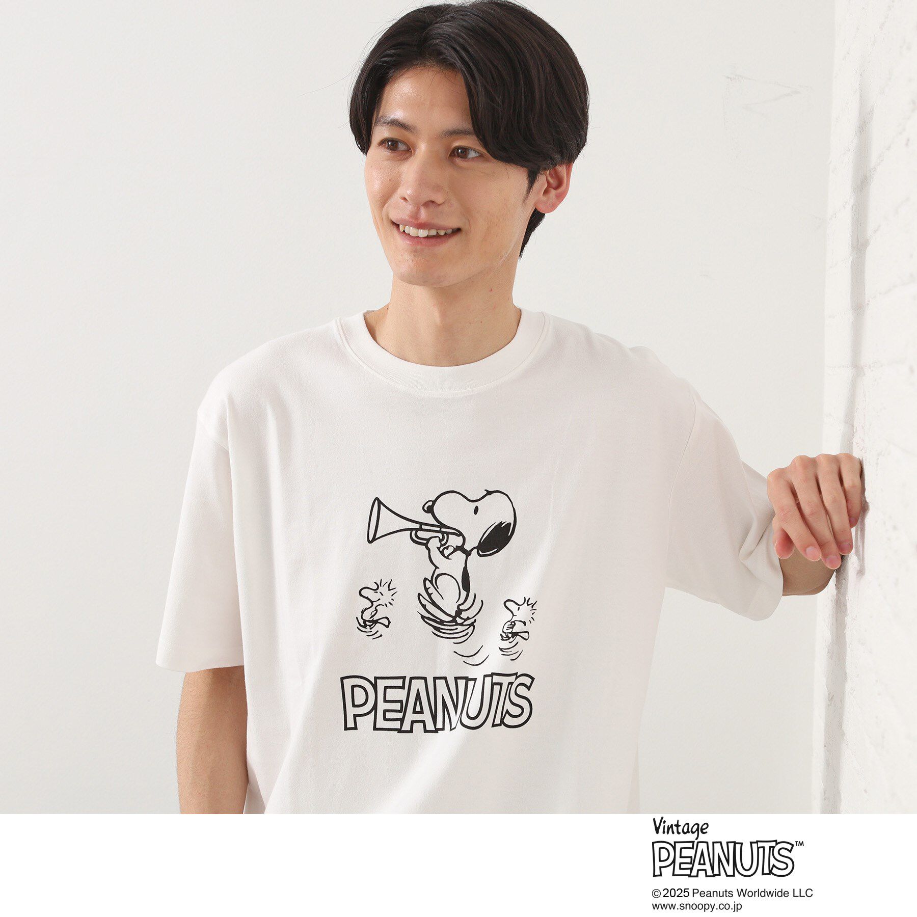 THE SHOP TK「75周年PEANUTSデザイン半袖Tシャツ」|Tシャツ・カットソー|
