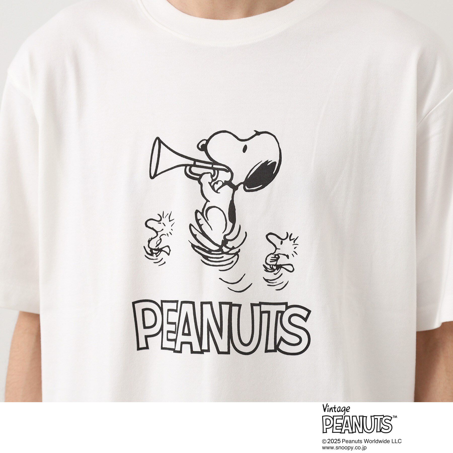 THE SHOP TK「75周年PEANUTSデザイン半袖Tシャツ」|Tシャツ・カットソー|