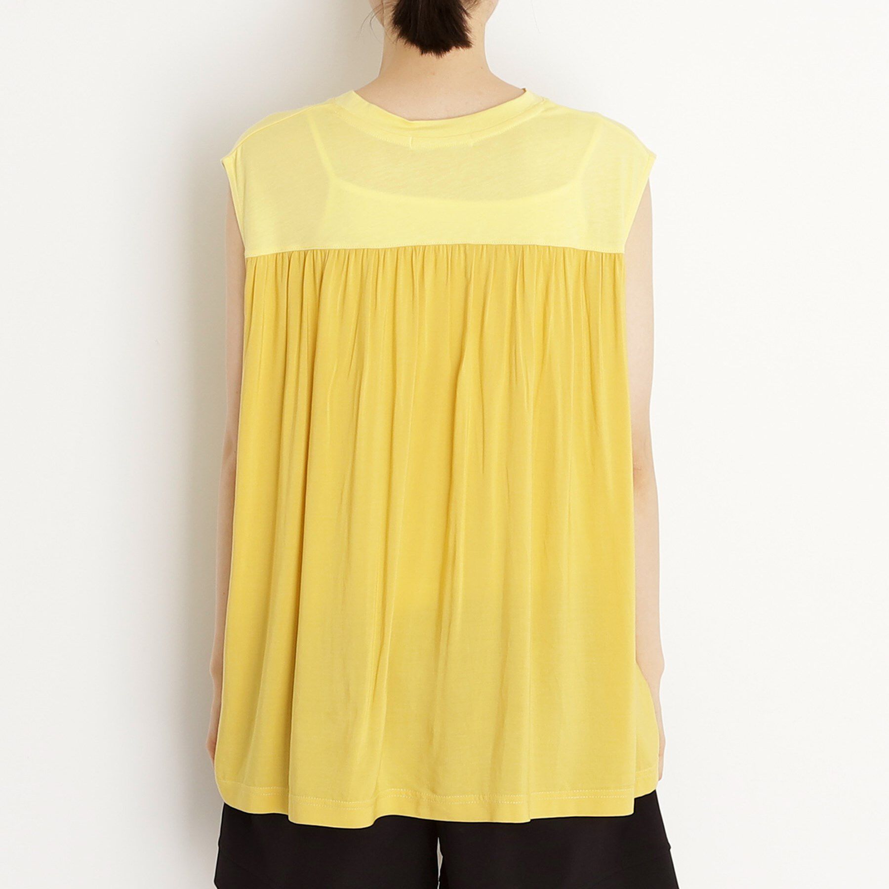 THE SHOP TK「異素材切替フォトプリントTシャツ【洗える】」|Tシャツ・カットソー|