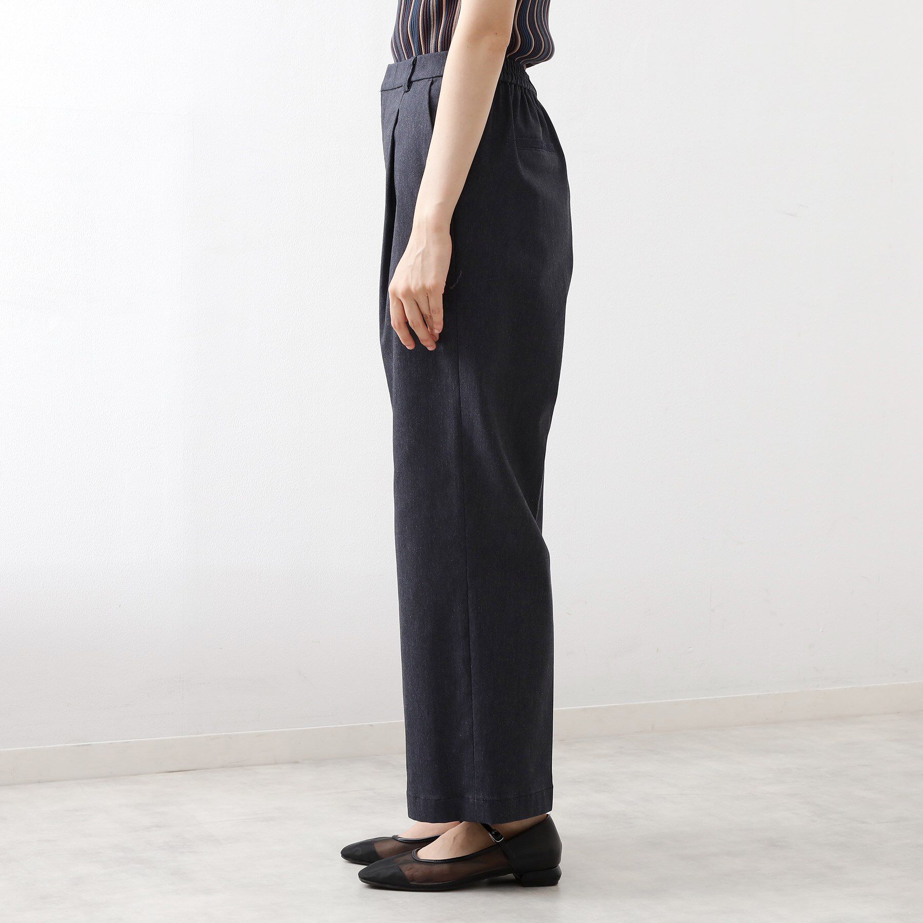 THE SHOP TK「【美脚見え】タックワイドパンツ【セットアップ可】」|その他|