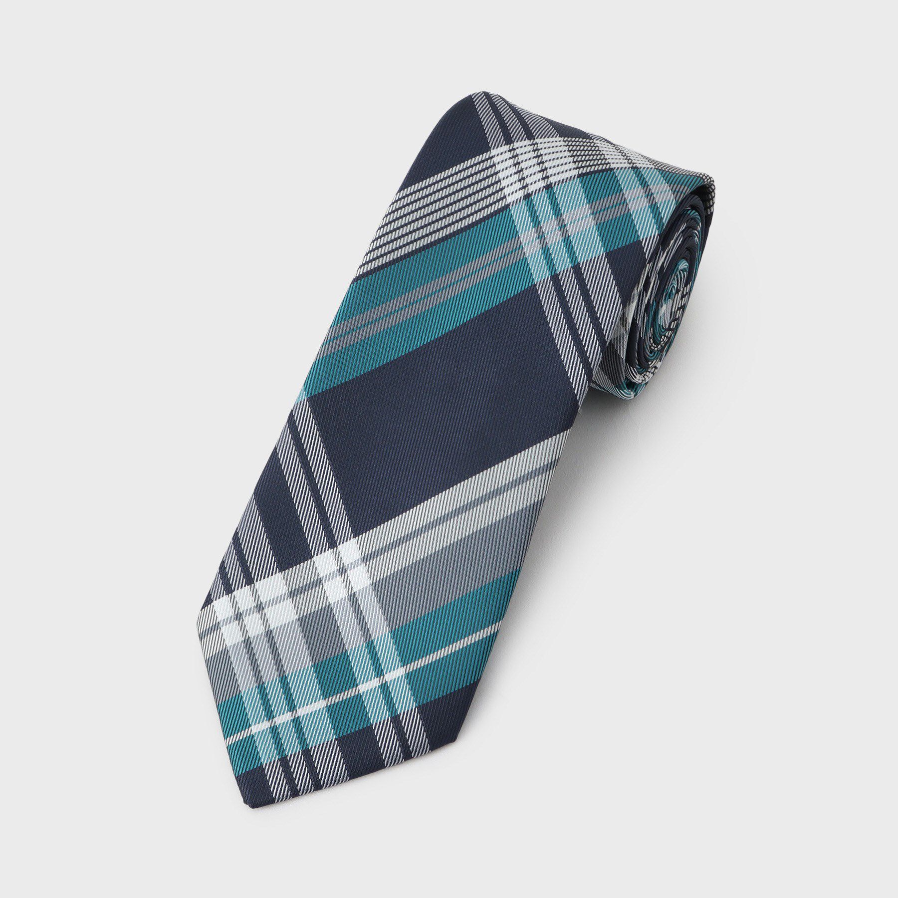 THE SHOP TK「アソートチェックネクタイ【洗濯機OK】」|ネクタイ・蝶ネクタイ|ブルー(293)