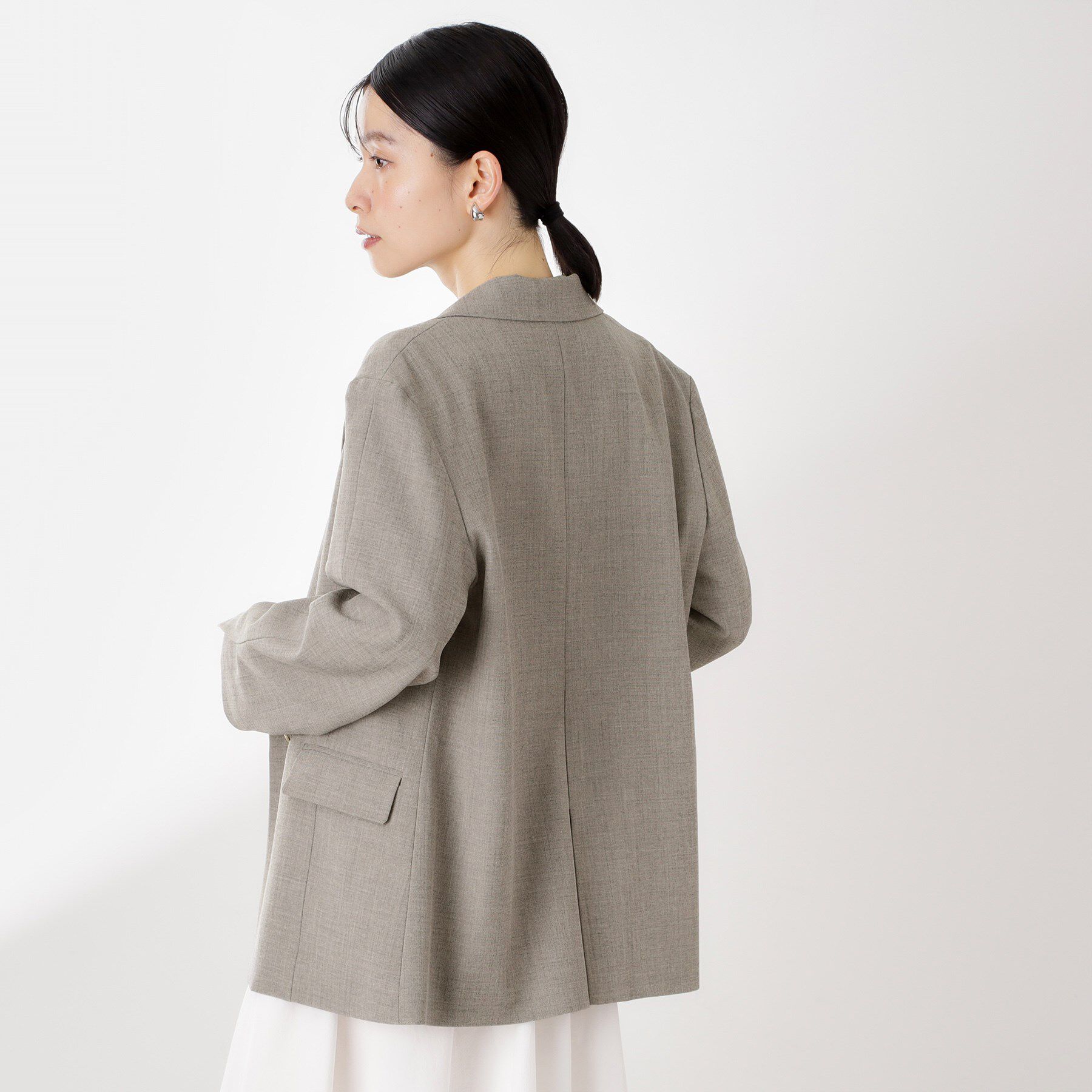 THE SHOP TK「【今羽織るなら】ダブルブレストジャケット【セットアップ可/洗える】」|テーラードジャケット|