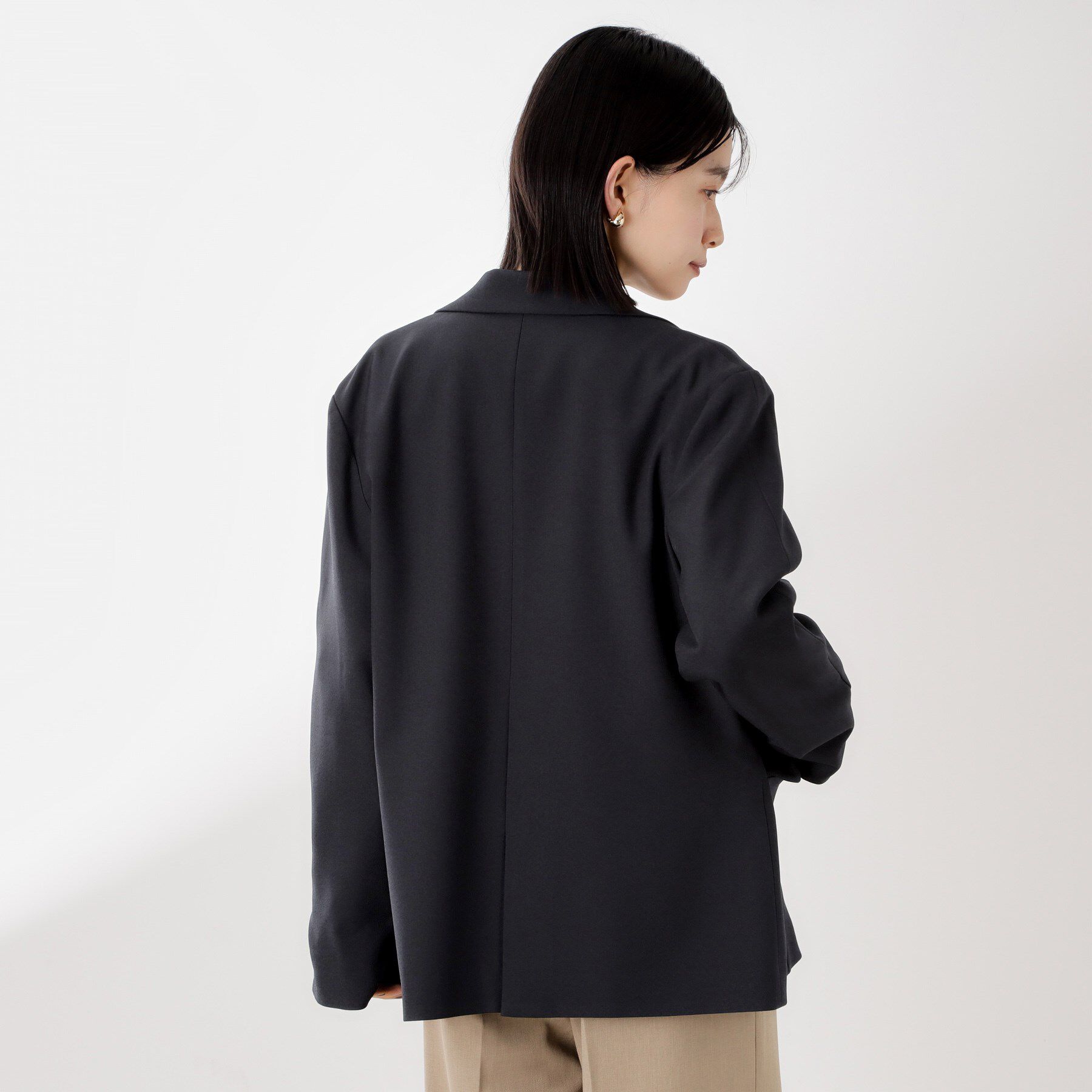 THE SHOP TK「【今羽織るなら】ダブルブレストジャケット【セットアップ可/洗える】」|テーラードジャケット|