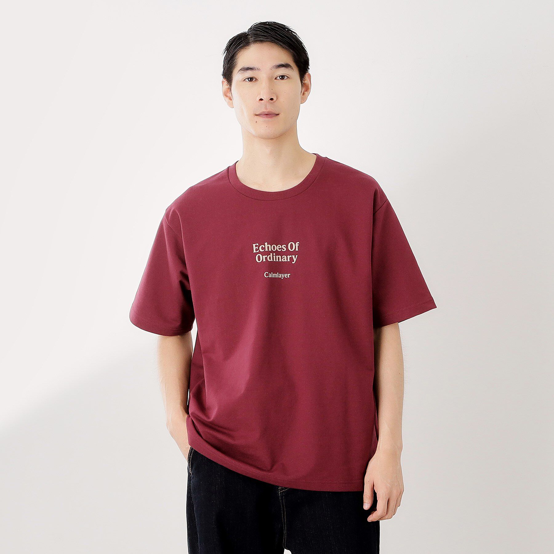 THE SHOP TK「裏配色5分袖プルオーバー」|Tシャツ・カットソー|