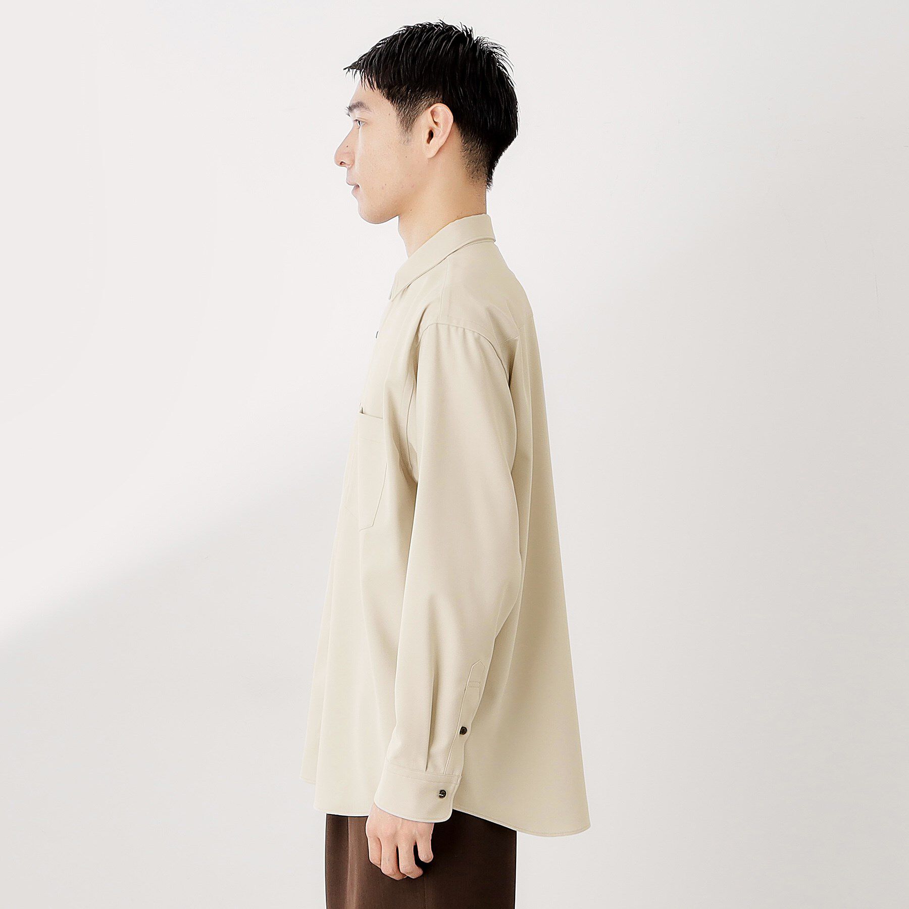 THE SHOP TK「TECLINO／テクリーノ 長袖オックスシャツ【洗濯機OK】」|シャツ・ブラウス|