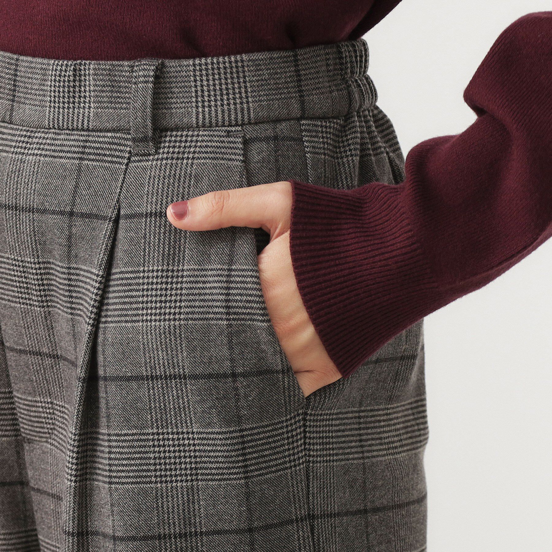 THE SHOP TK「【着丈選べる/XS～XLサイズ】あったか裏起毛ワイドパンツ」|その他|