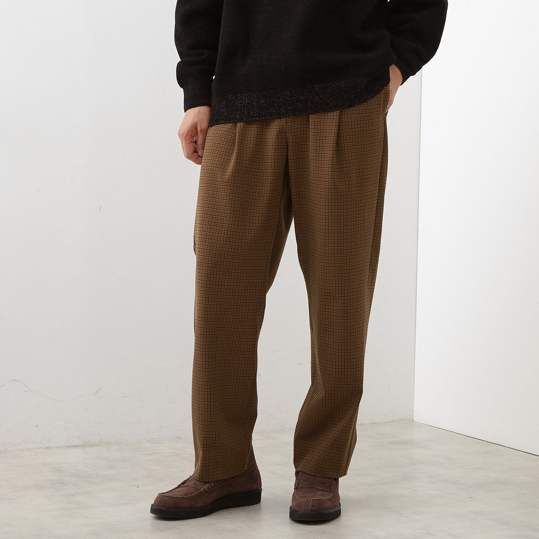 THE SHOP TK「セミワイドイージーパンツWARM 洗濯機OK／裏起毛／ストレッチ」|その他|