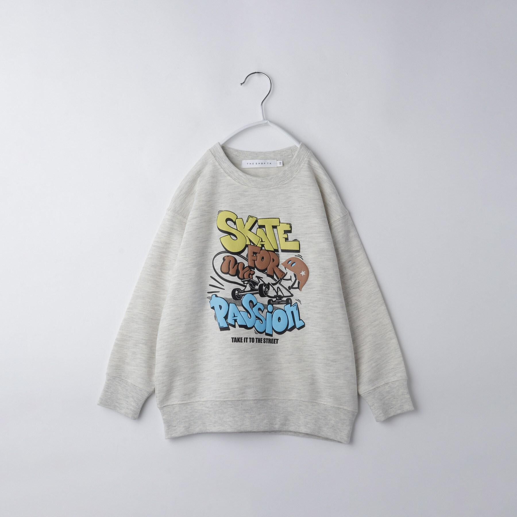 THE SHOP TK「【110－160/3柄&times;2色】ミニ裏毛ロゴプルオーバー」|その他|