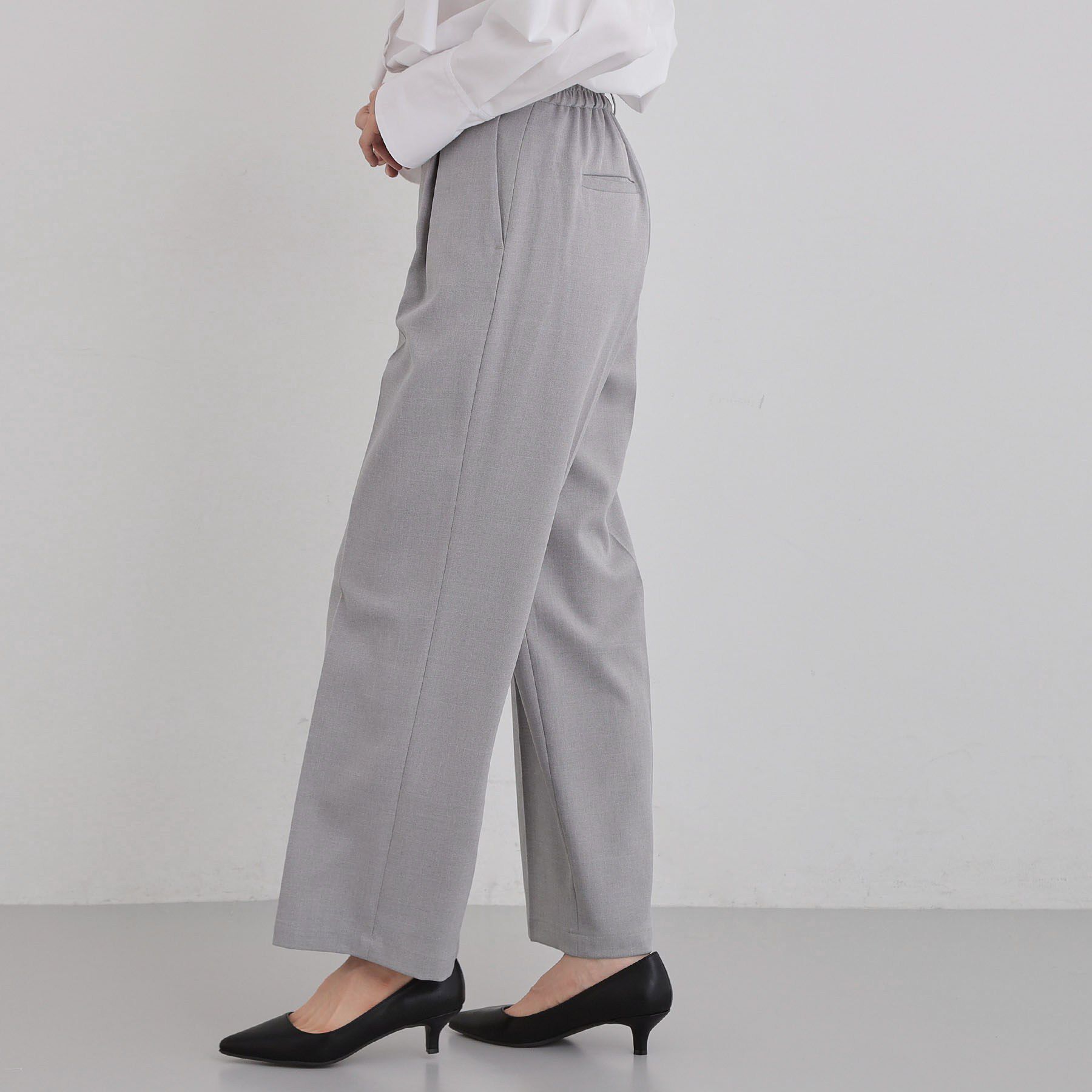 THE SHOP TK「【通勤にもデイリーにも】CAVIAN ベーシックワイドパンツ/セットアップ可」|その他|