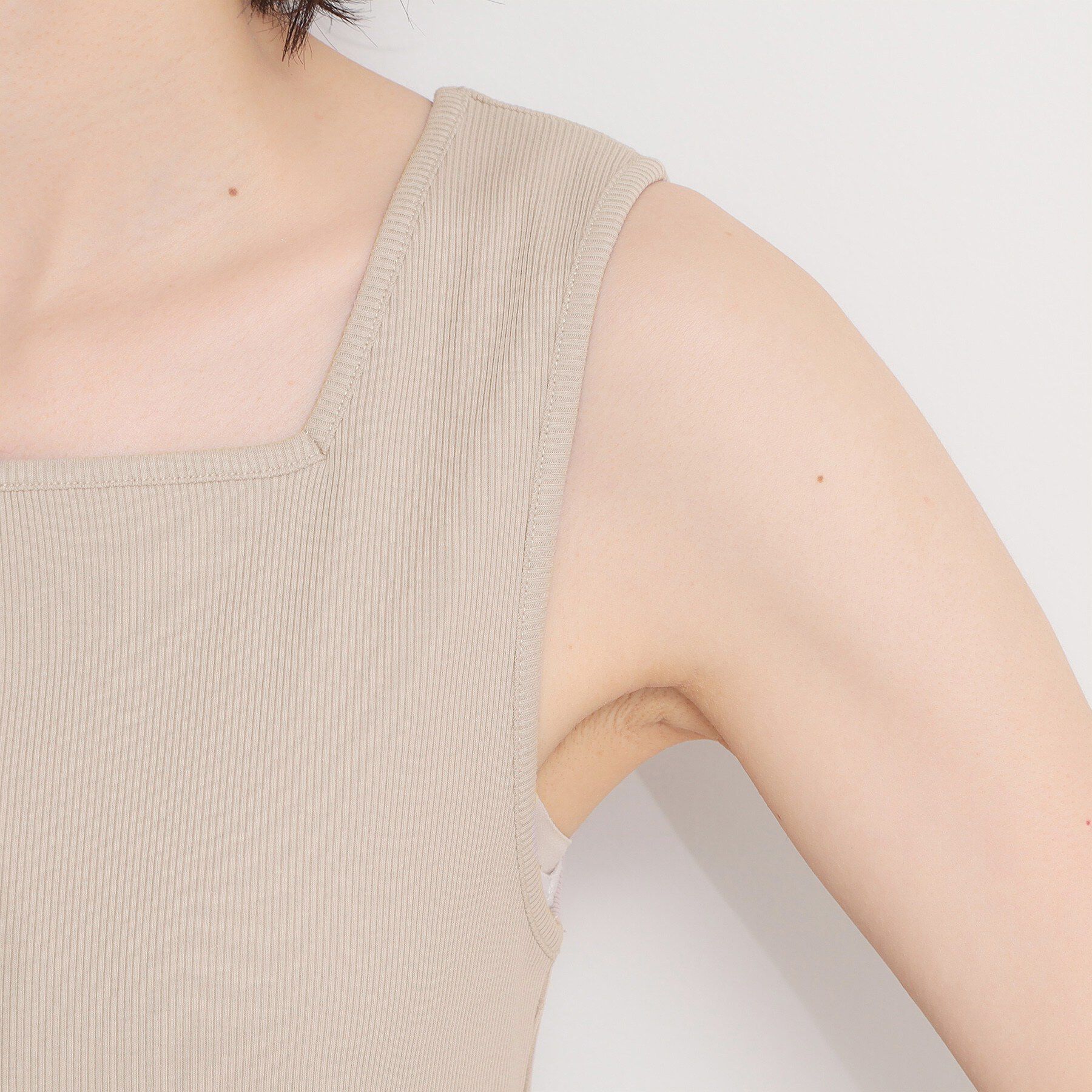 THE SHOP TK「【前後2WAY】スクエアネックテレコタンク」|キャミソール|