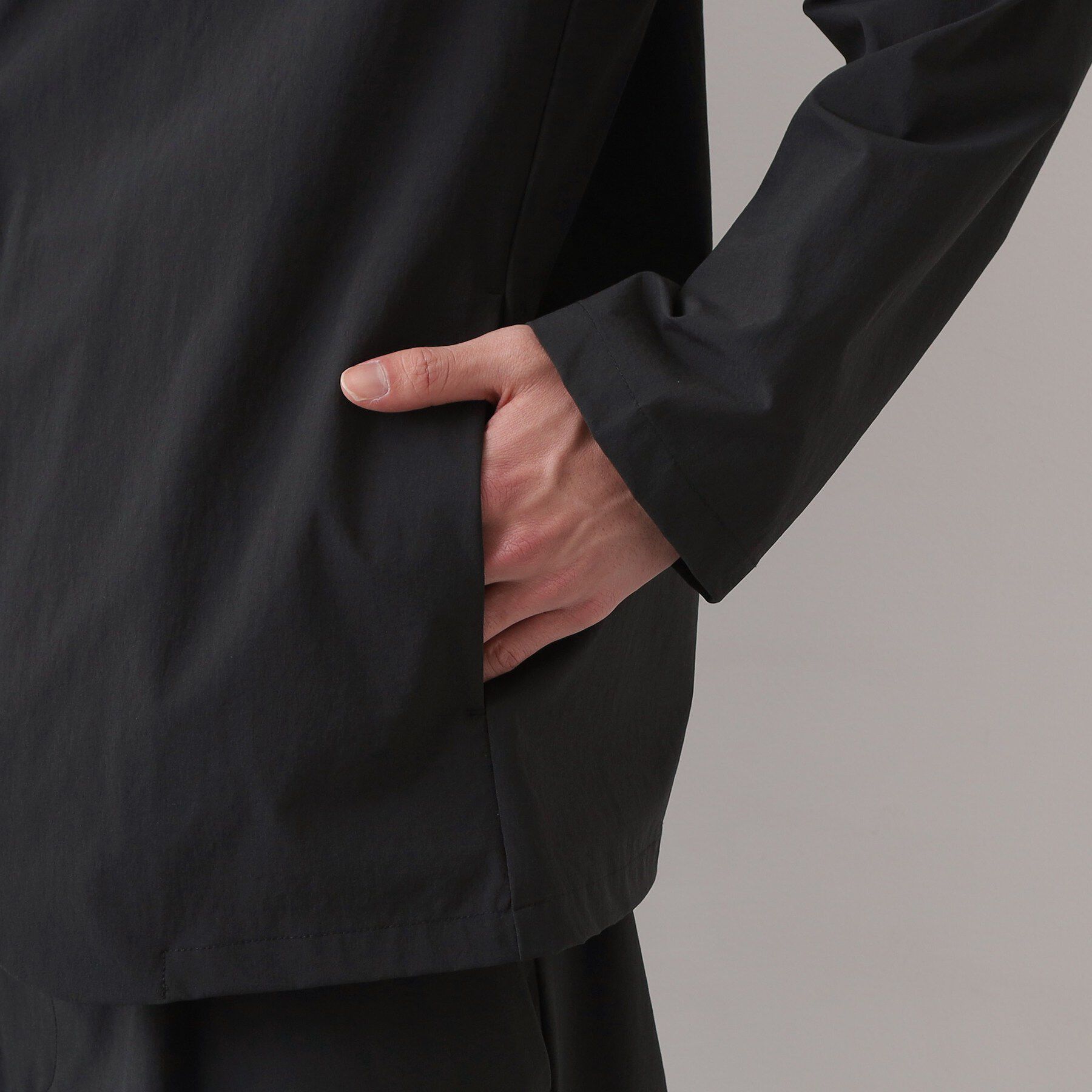 THE SHOP TK「《KURO》コーデュラナイロン ジャケット セットアップ可／防シワ／撥水／ストレッチ」|テーラードジャケット|