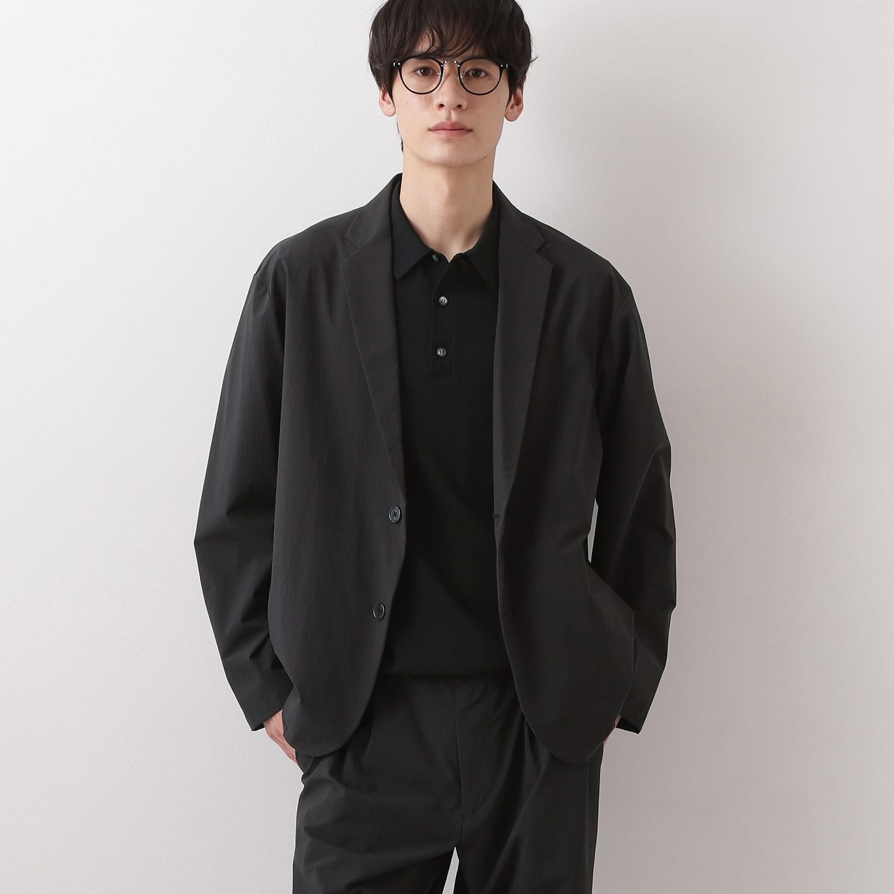 THE SHOP TK「《KURO》コーデュラナイロン ジャケット セットアップ可／防シワ／撥水／ストレッチ」|テーラードジャケット|