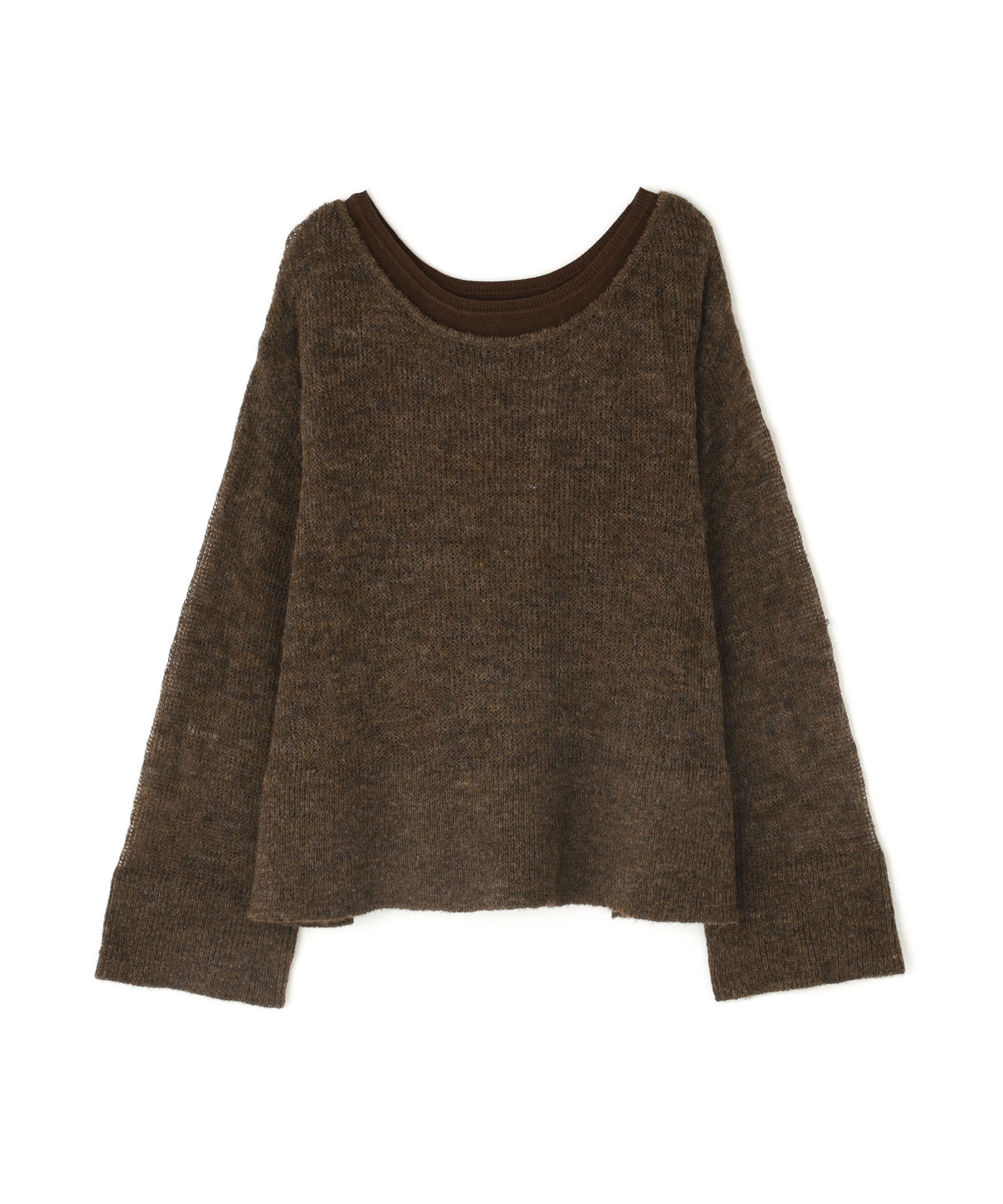  「モヘヤライクニットセット　　　　　　　」|ニット・セーター|