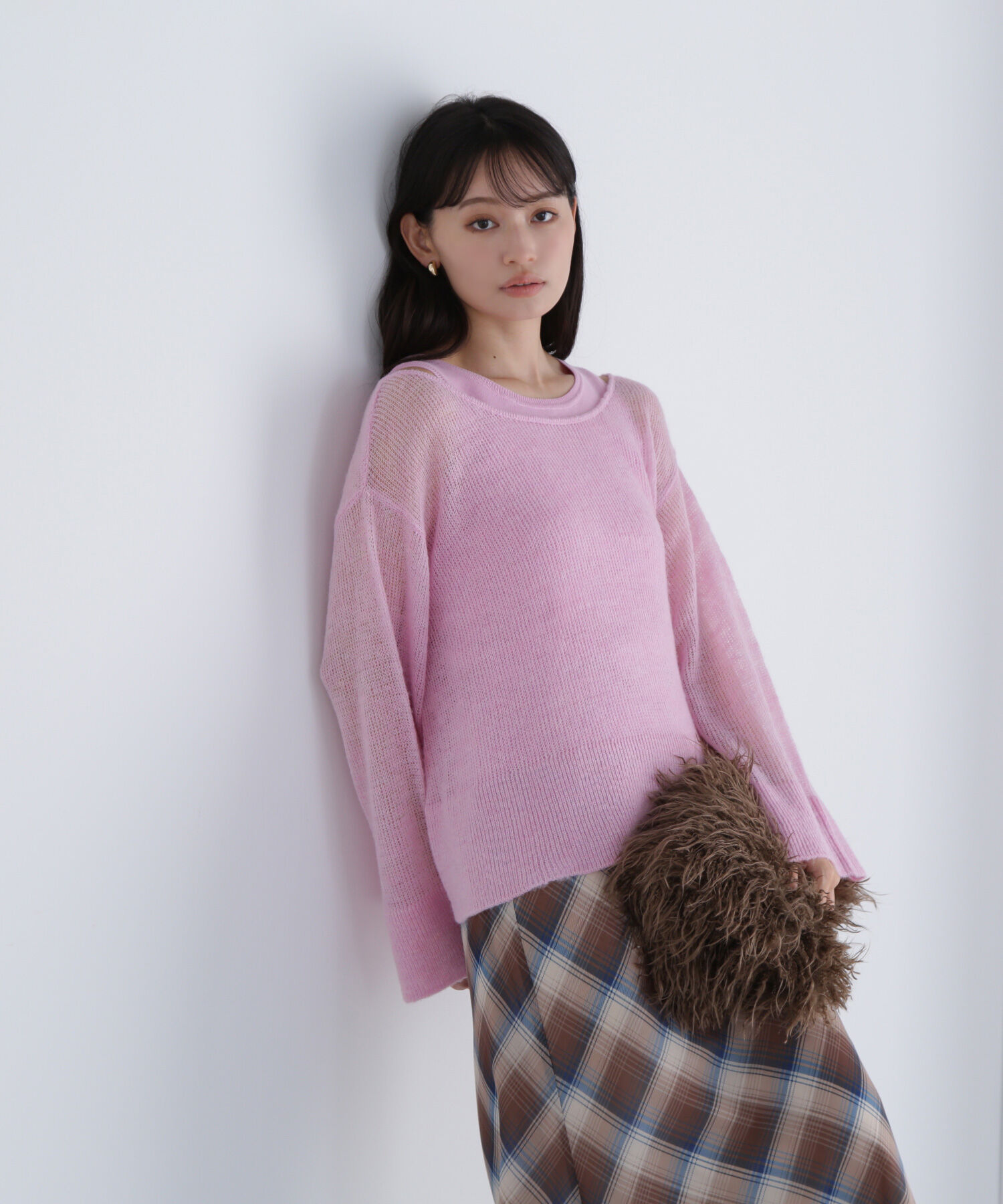  「モヘヤライクニットセット　　　　　　　」|ニット・セーター|