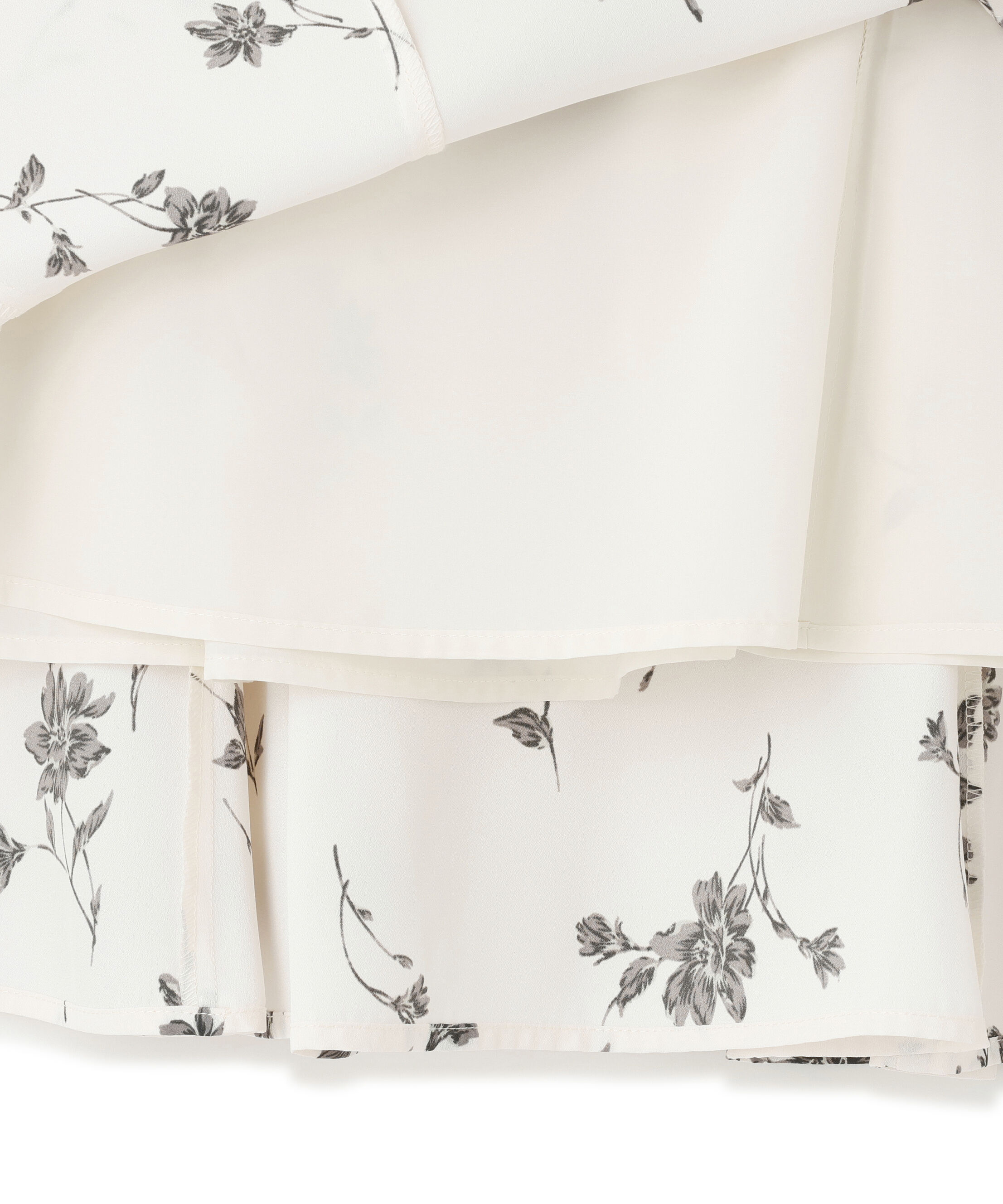  「プリントヘム切替マーメイドスカート」|スカート|