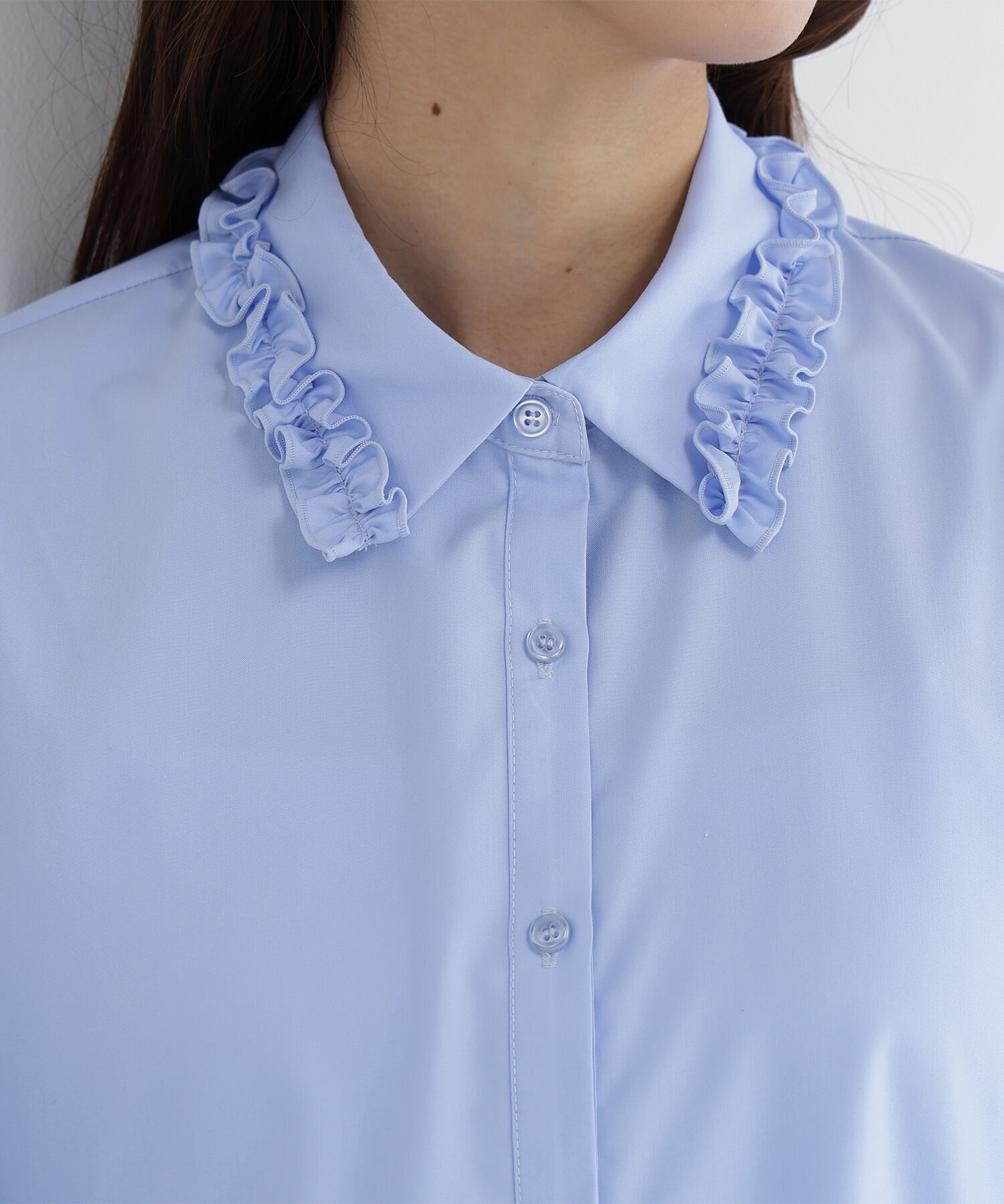  「フリルカラーシャツ」|シャツ・ブラウス|