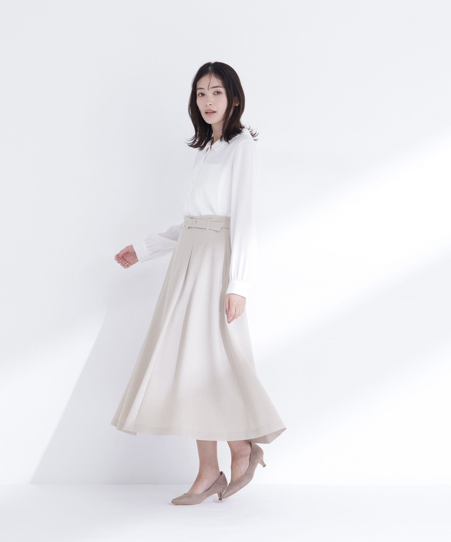  「レースダブルカラーブラウス」|シャツ・ブラウス|