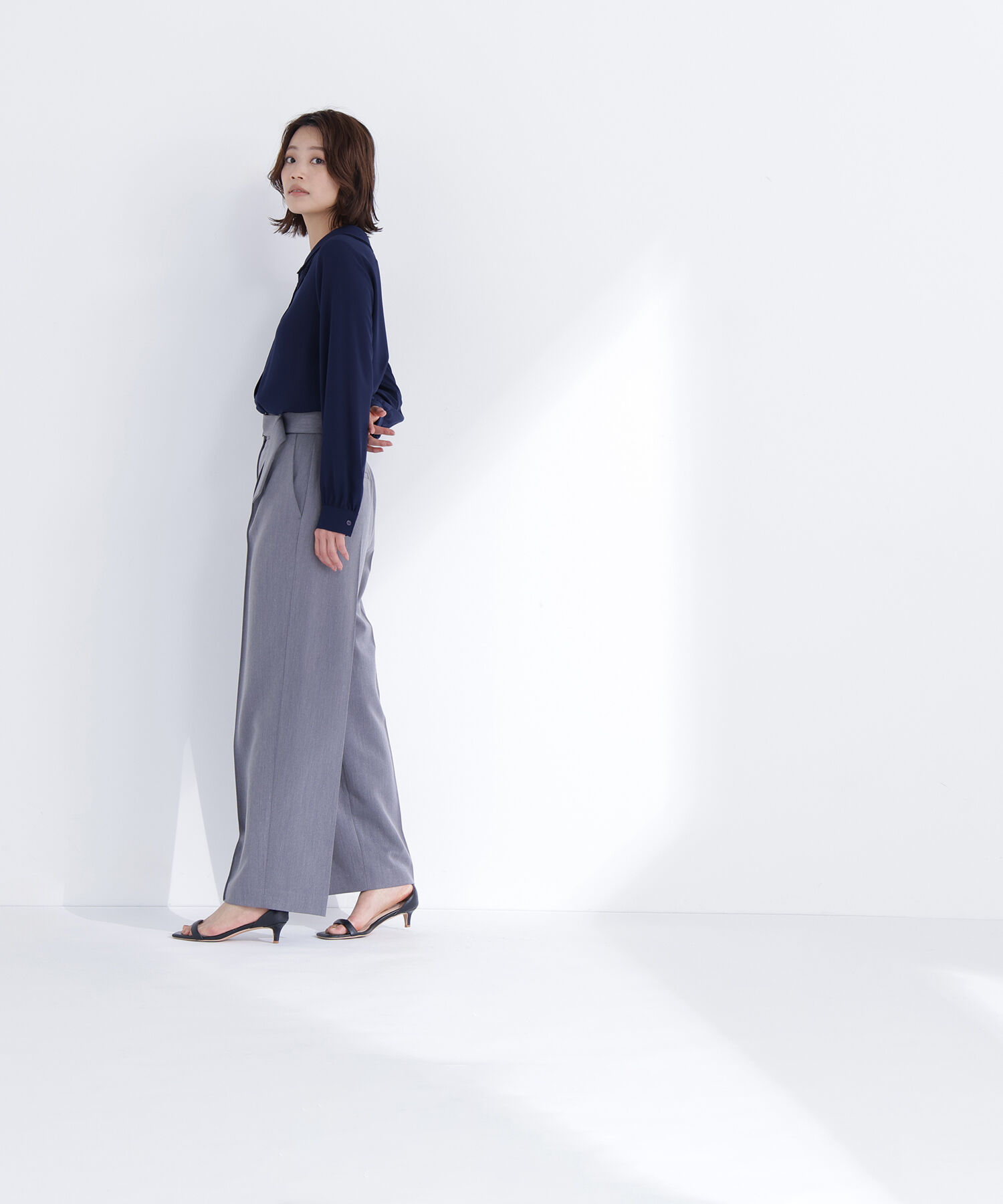  「レースダブルカラーブラウス」|シャツ・ブラウス|