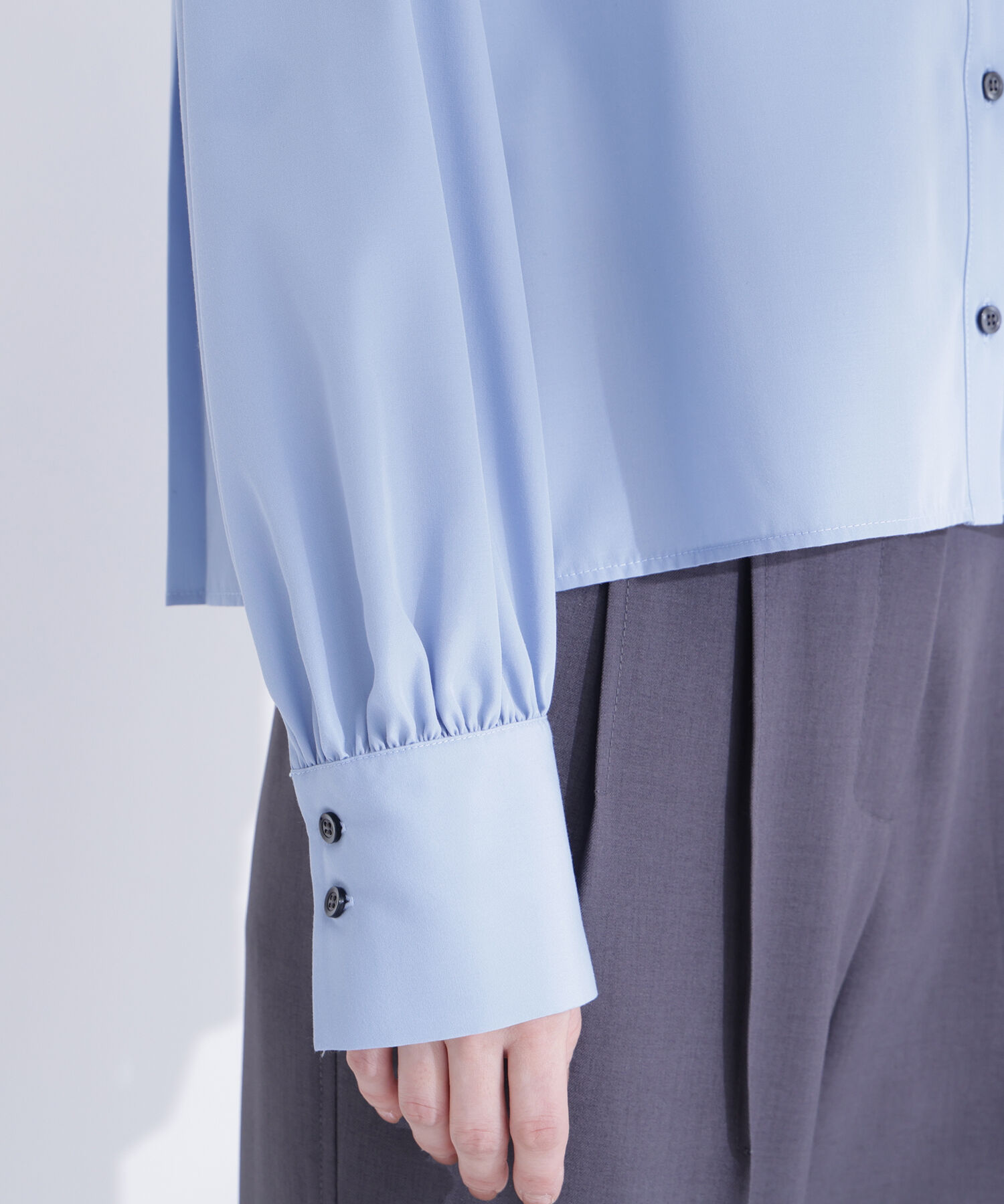  「バックプリーツデザインシャツ」|シャツ・ブラウス|