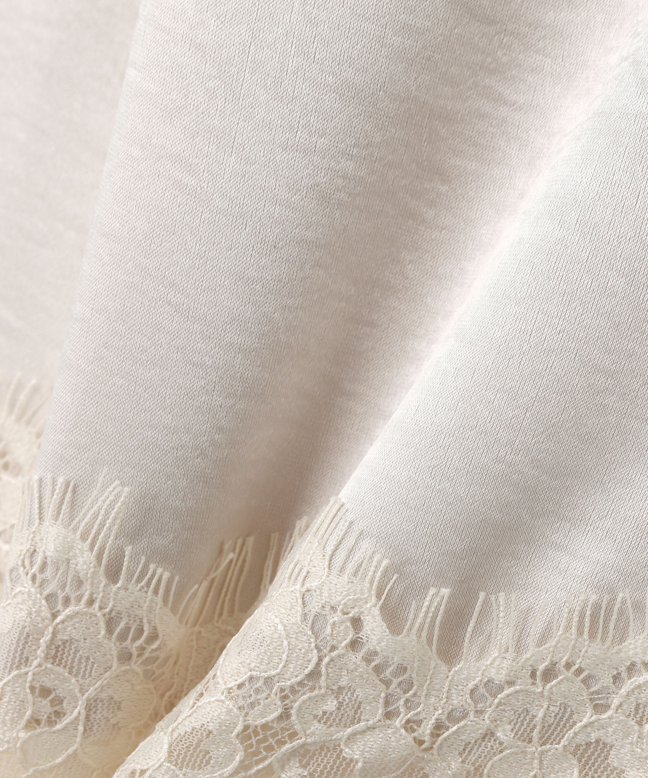  「〈N.〉サテンレースキャミソール」|シャツ・ブラウス|