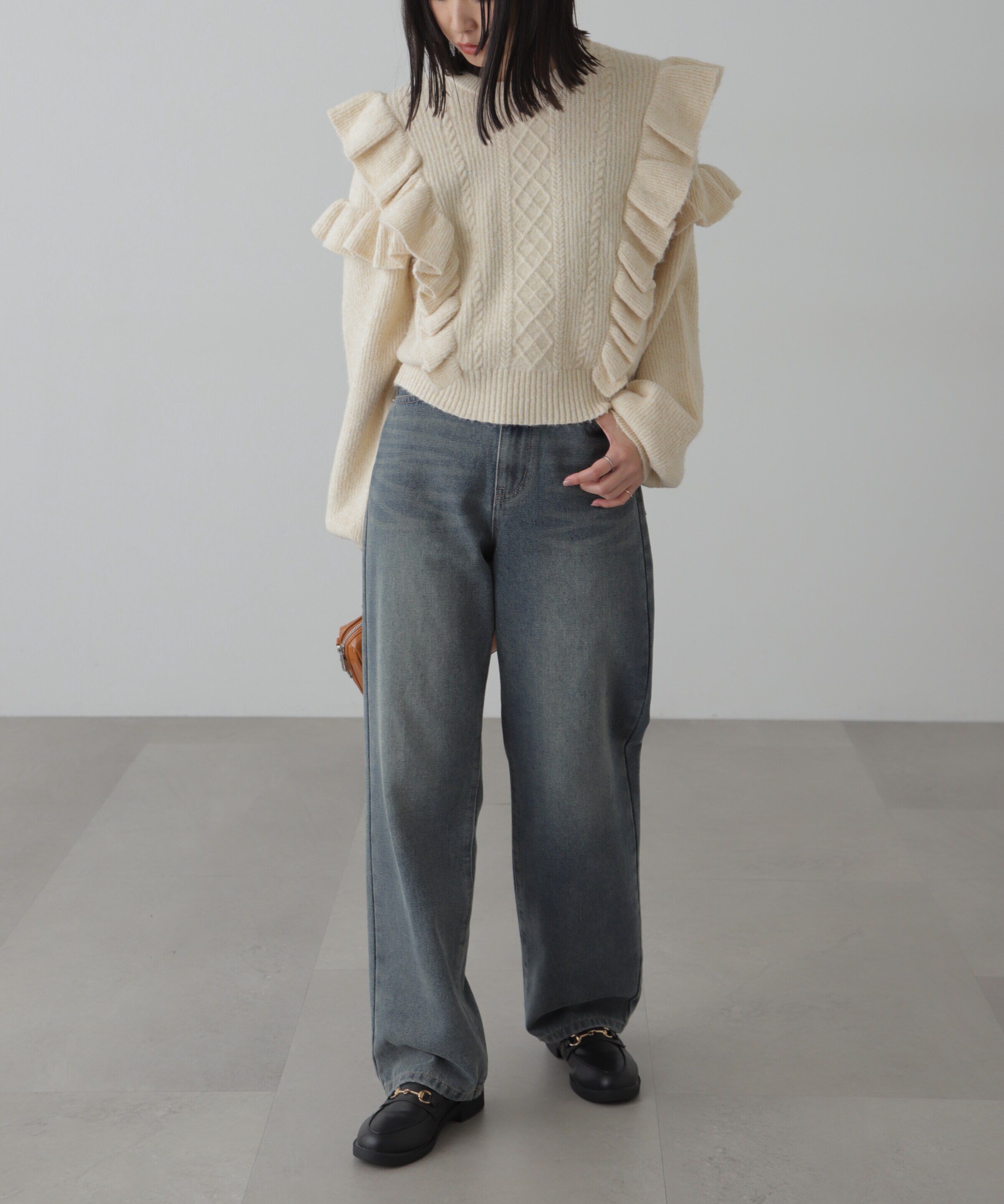  「[XS-Lサイズ展開]ストレートデニムパンツ」|その他|