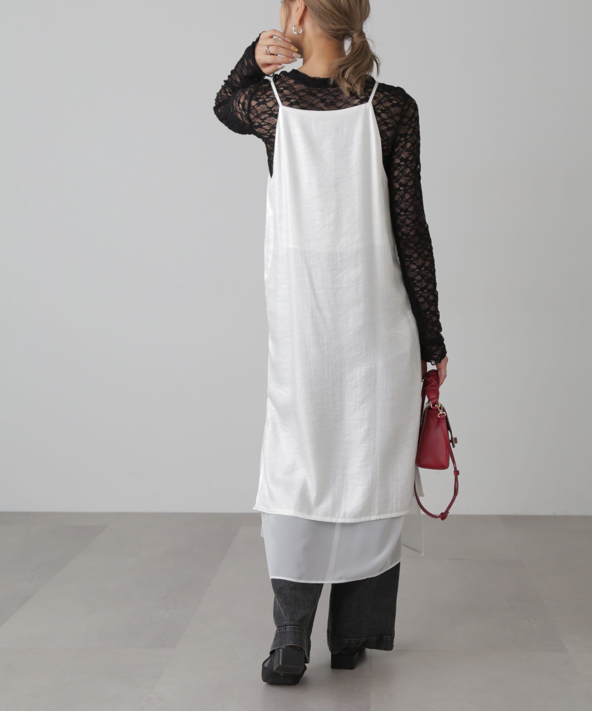  「レイヤードナローキャミワンピース」|ワンピース|