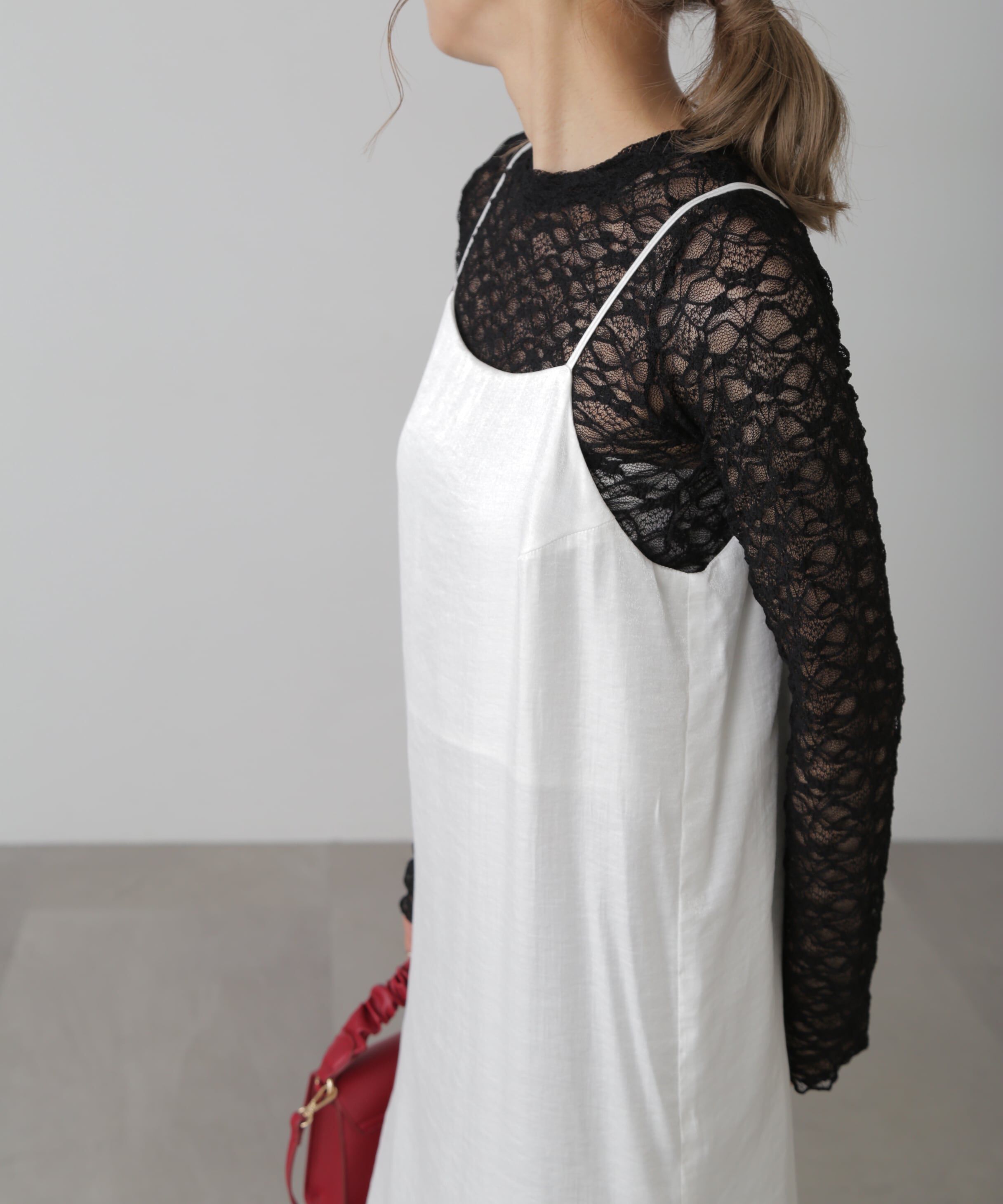  「レイヤードナローキャミワンピース」|ワンピース|