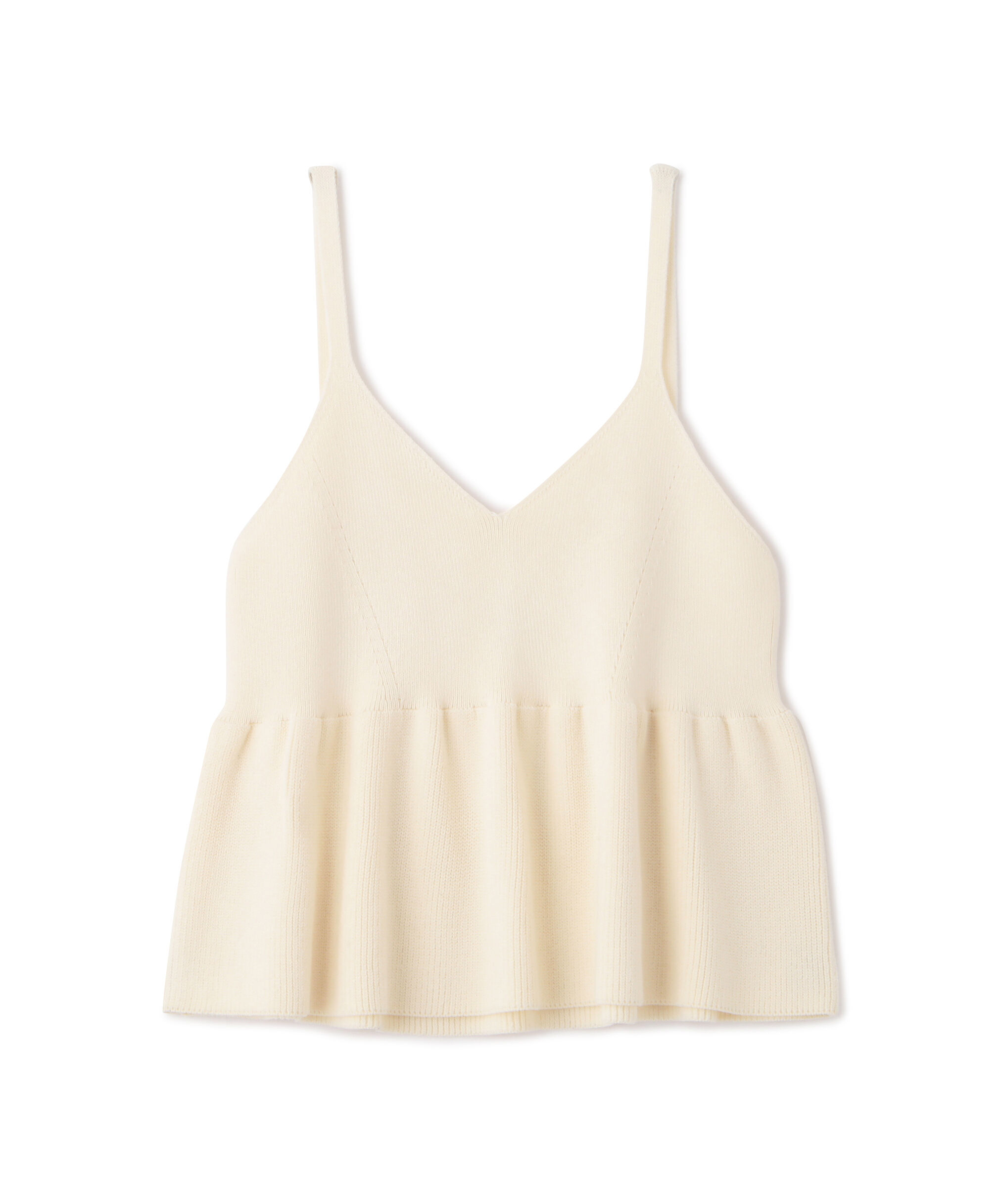  「ニットペプラムビスチェ」|ニット・セーター|