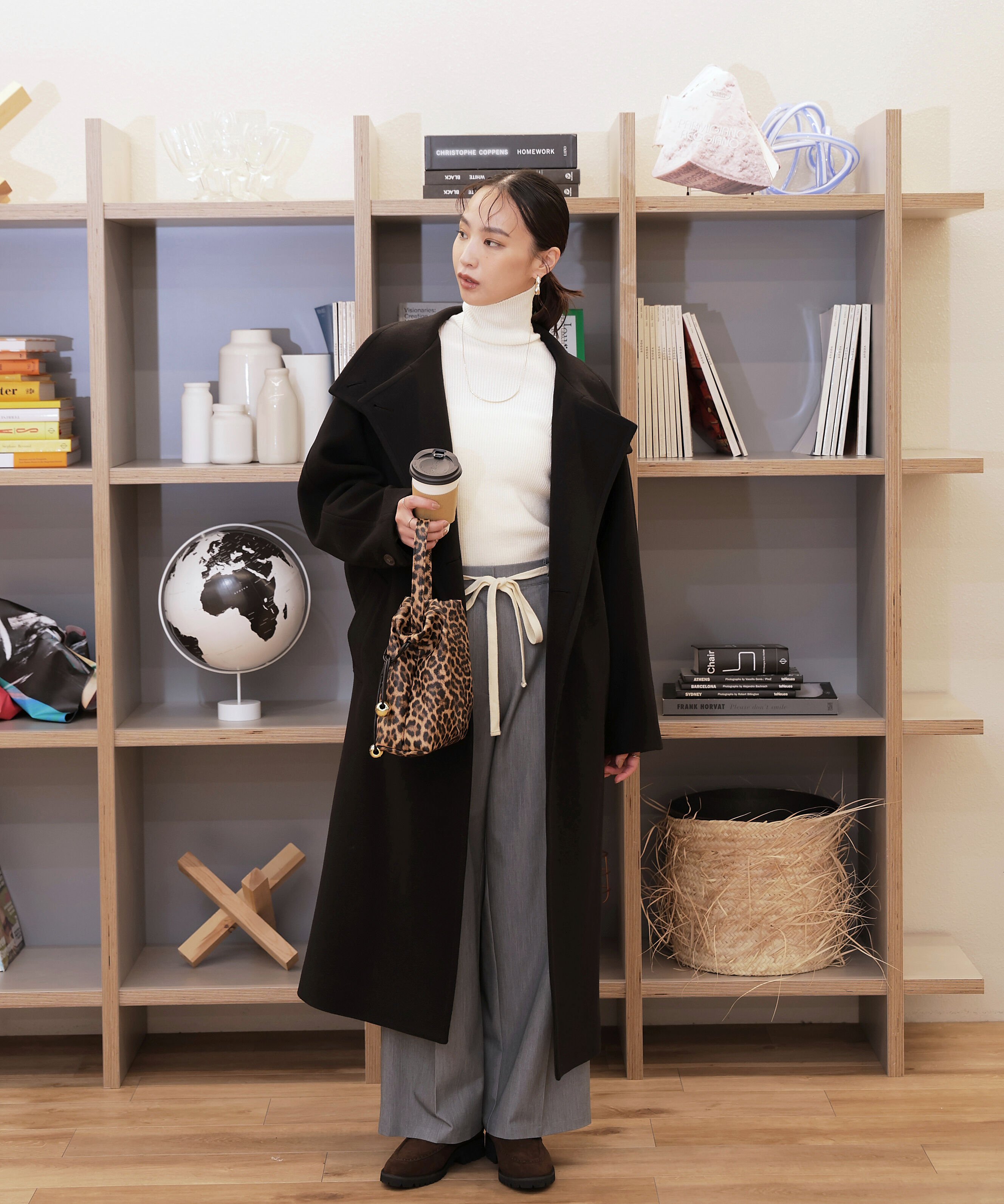  「[累計販売5000枚！選べる4色]スタンドカラーメルトンロングコート」|その他|