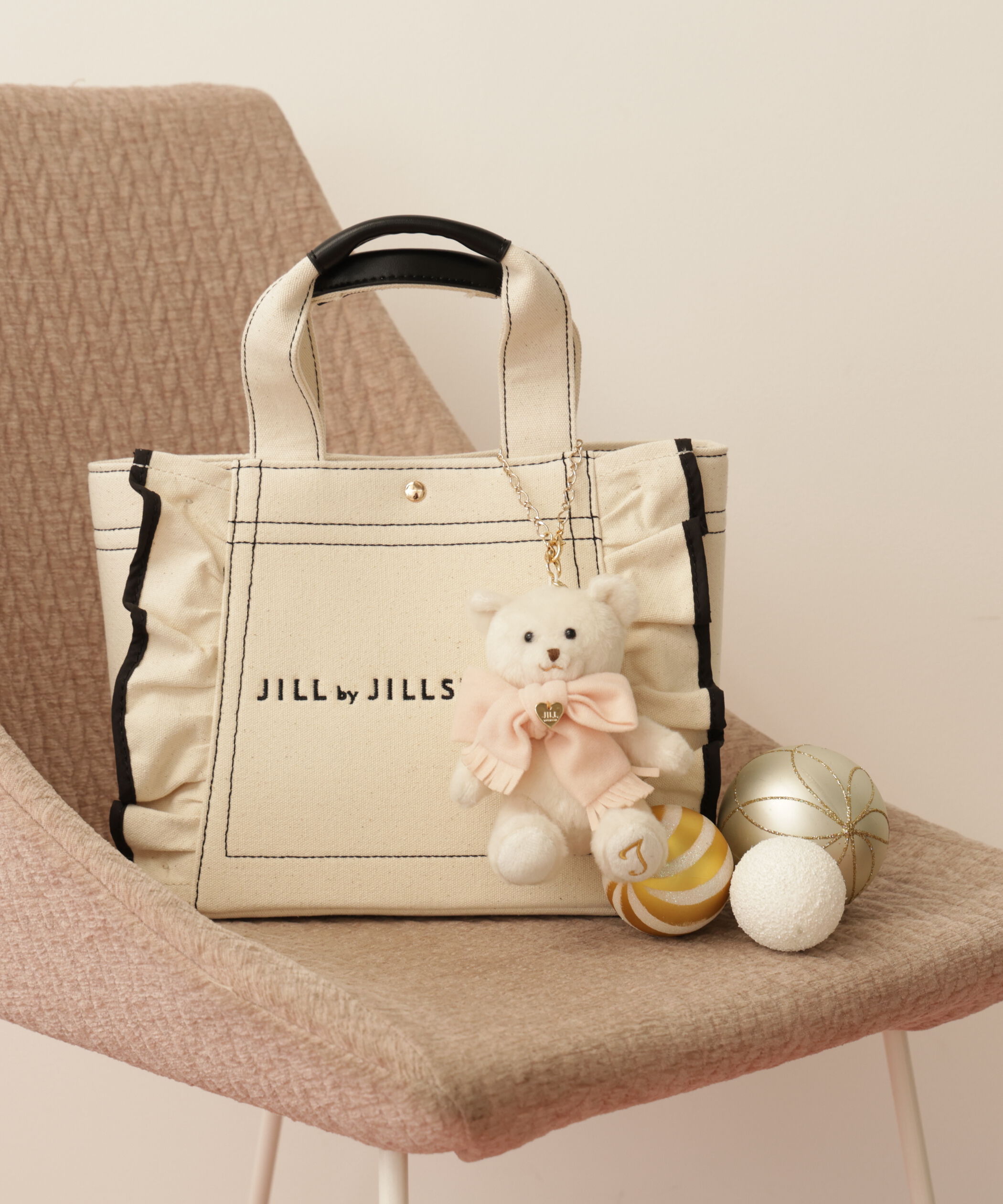  「フリルトート小」|その他|ホワイト