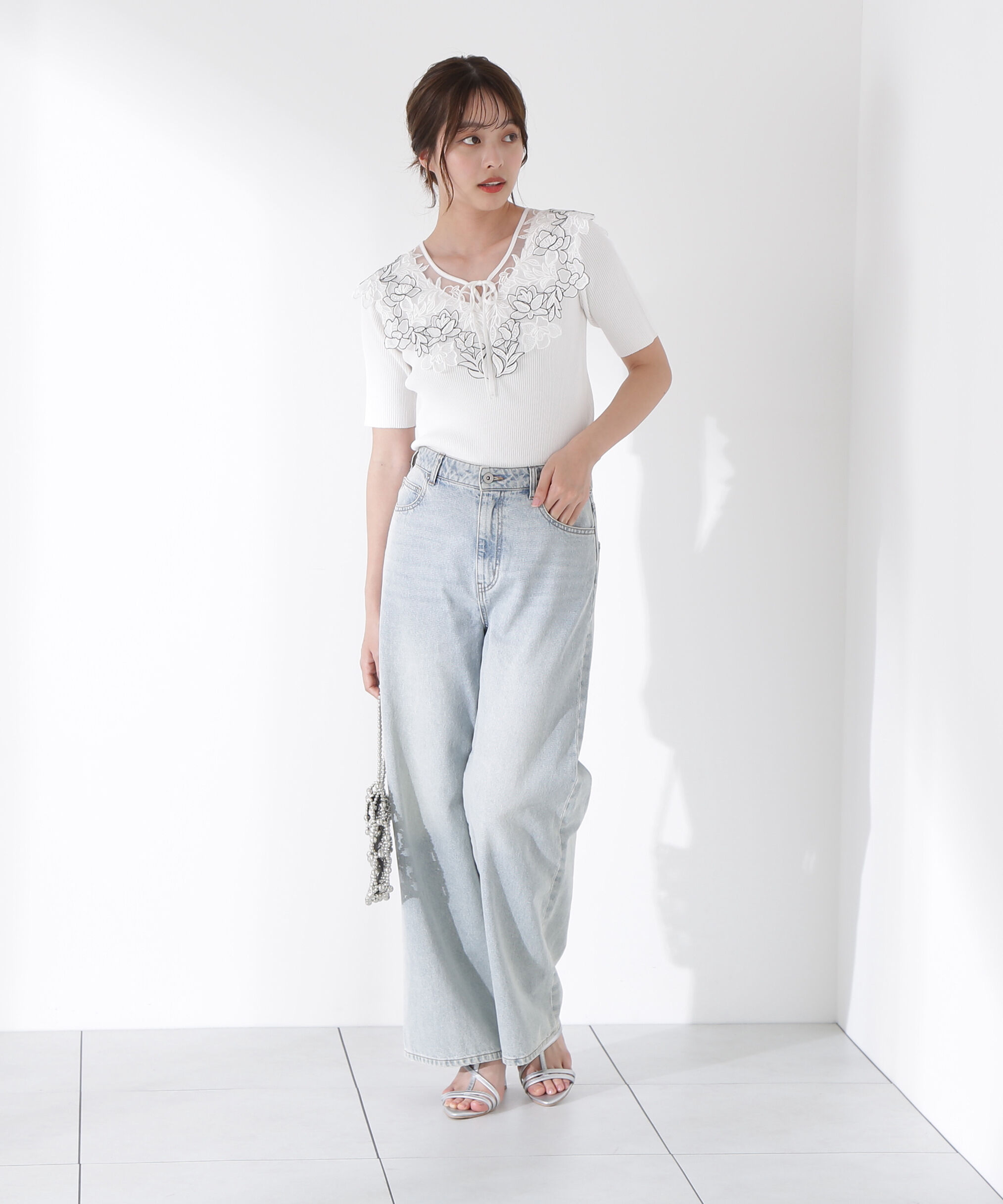 PROPORTION BODY DRESSING「ワイドデニムパンツ」|その他|