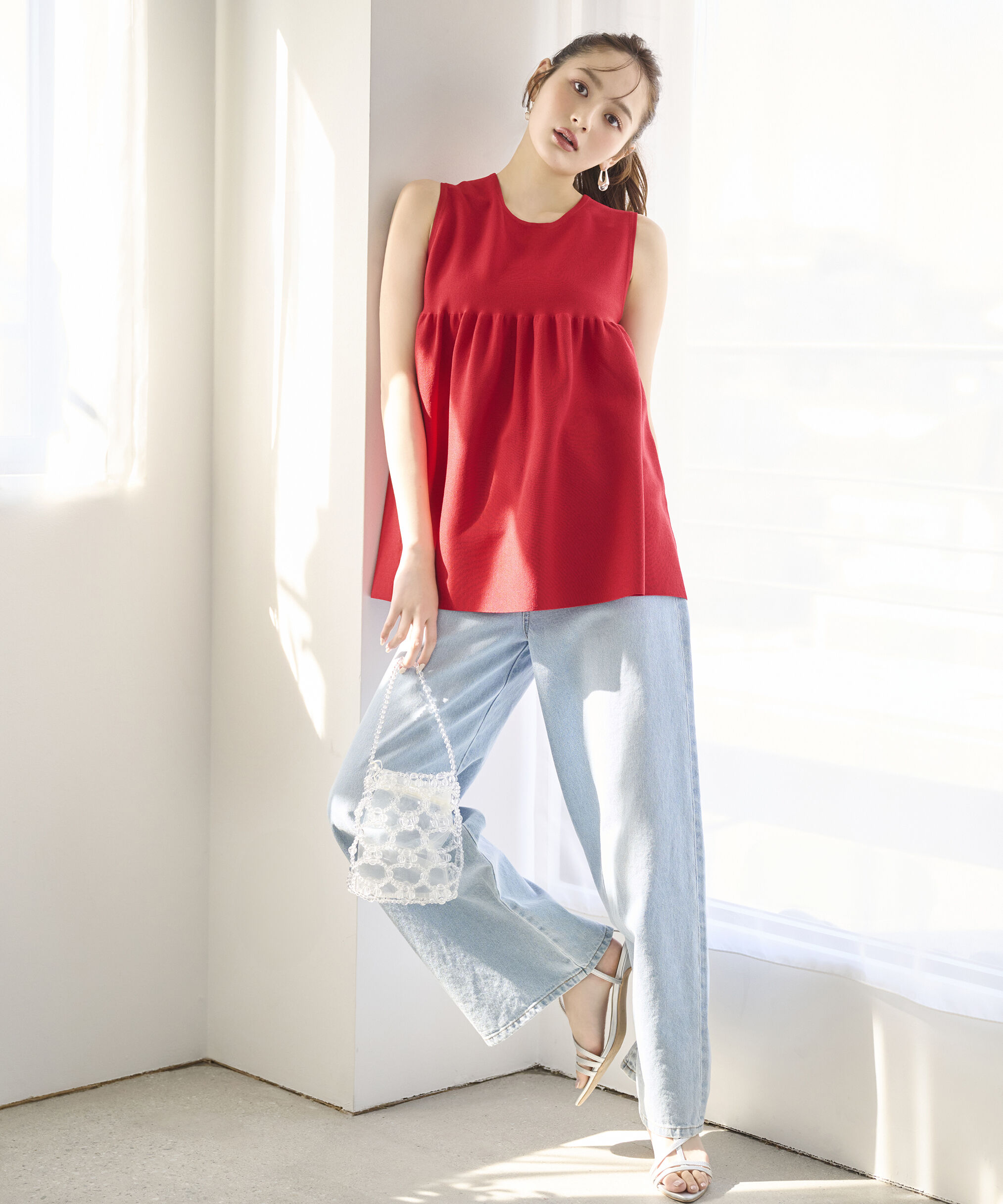 PROPORTION BODY DRESSING「ワイドデニムパンツ」|その他|ライトブルー1